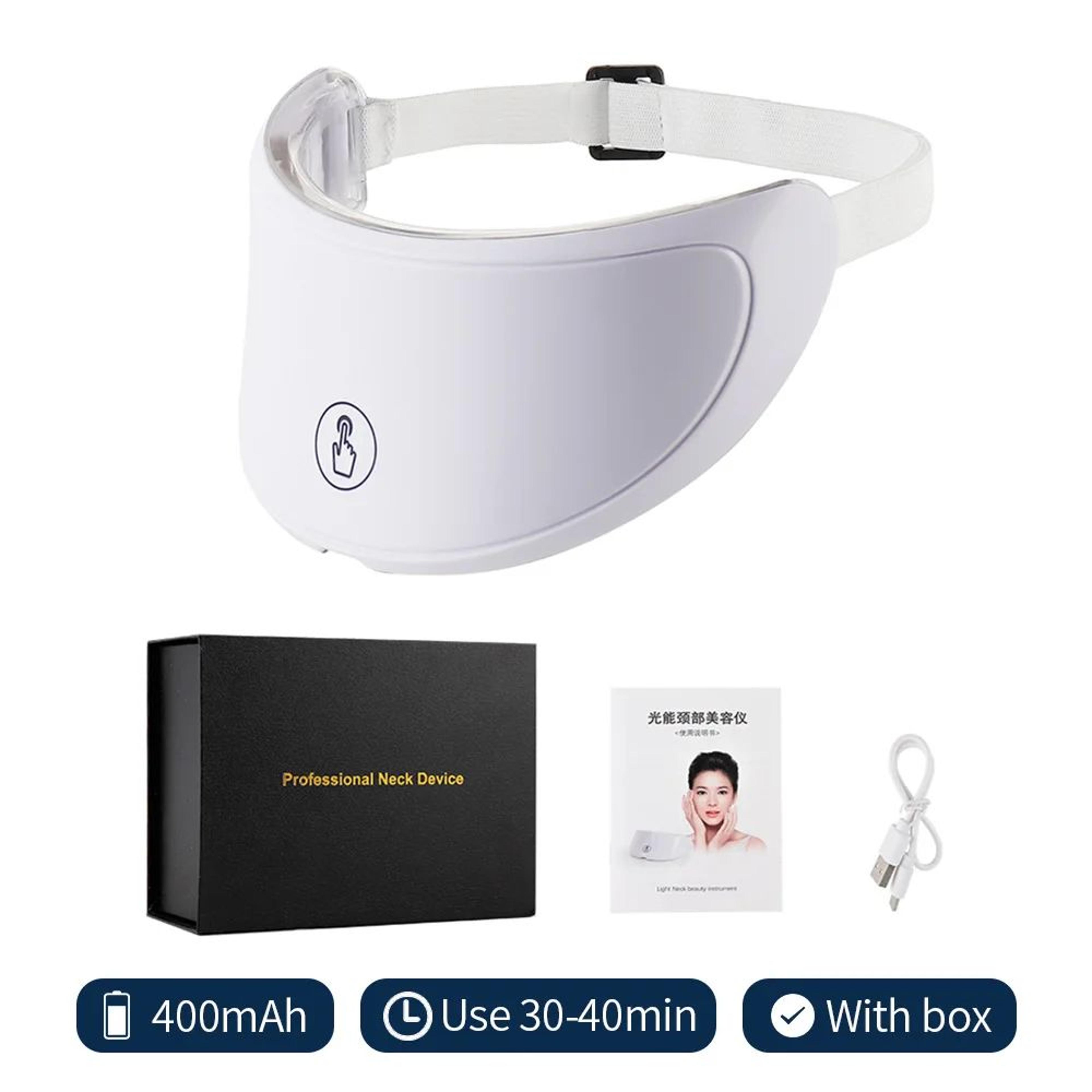 7 Color LED Photon Neck Beauty Mask For Skin Care 6