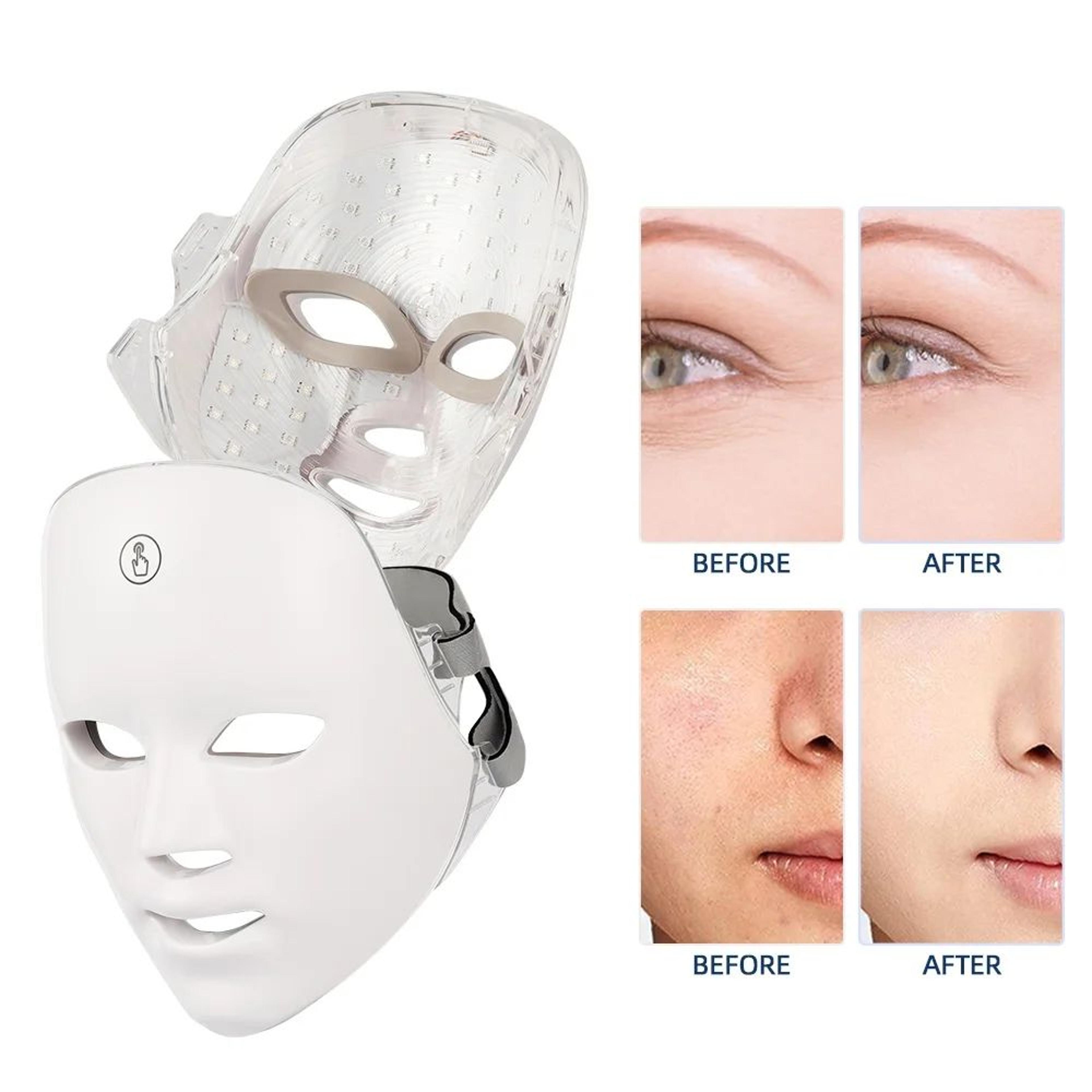 7 Color LED Photon Facial Mask Wireless Light Therapy Device 7