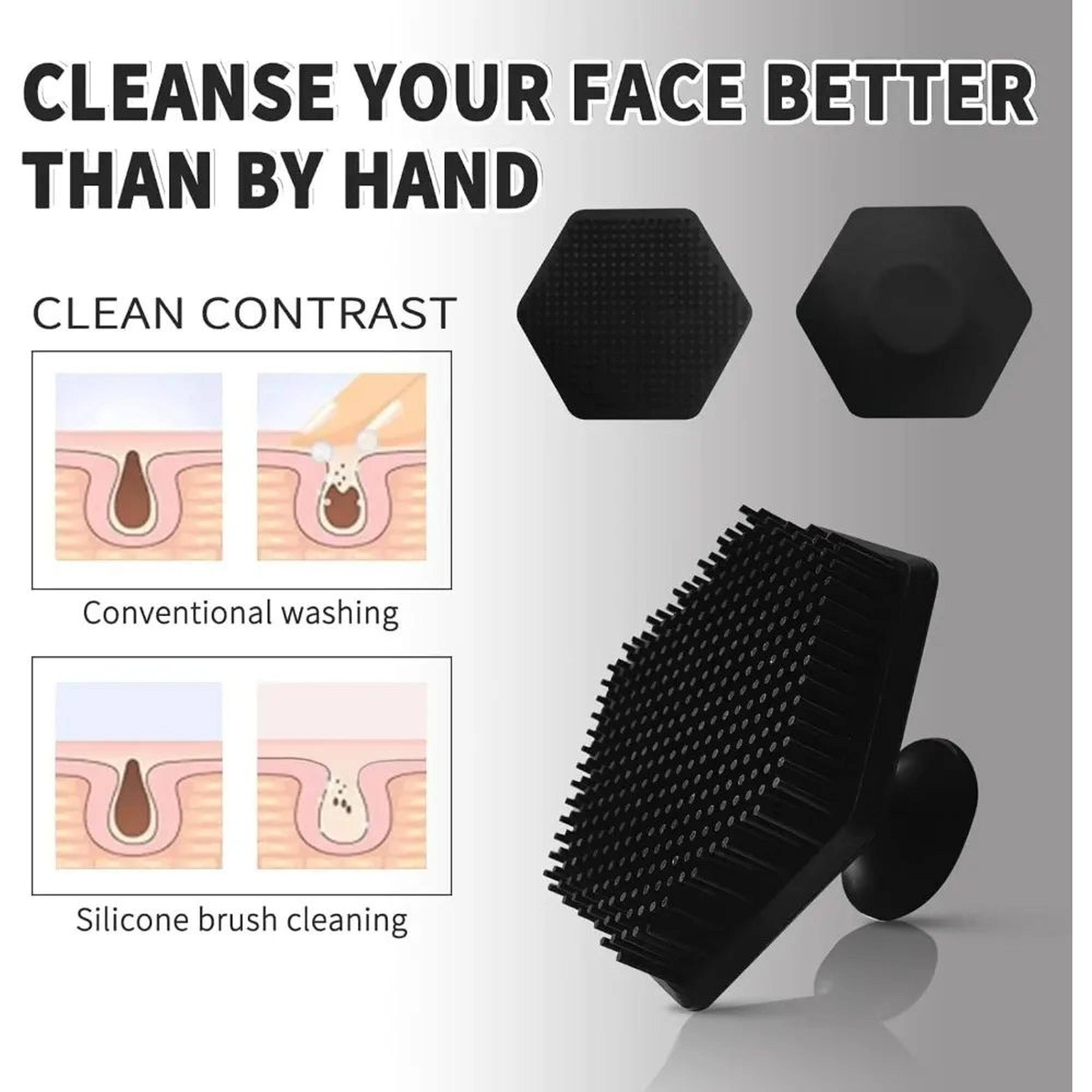 Silicone Facial Cleansing Brush Deep Clean Face Scrubber 5
