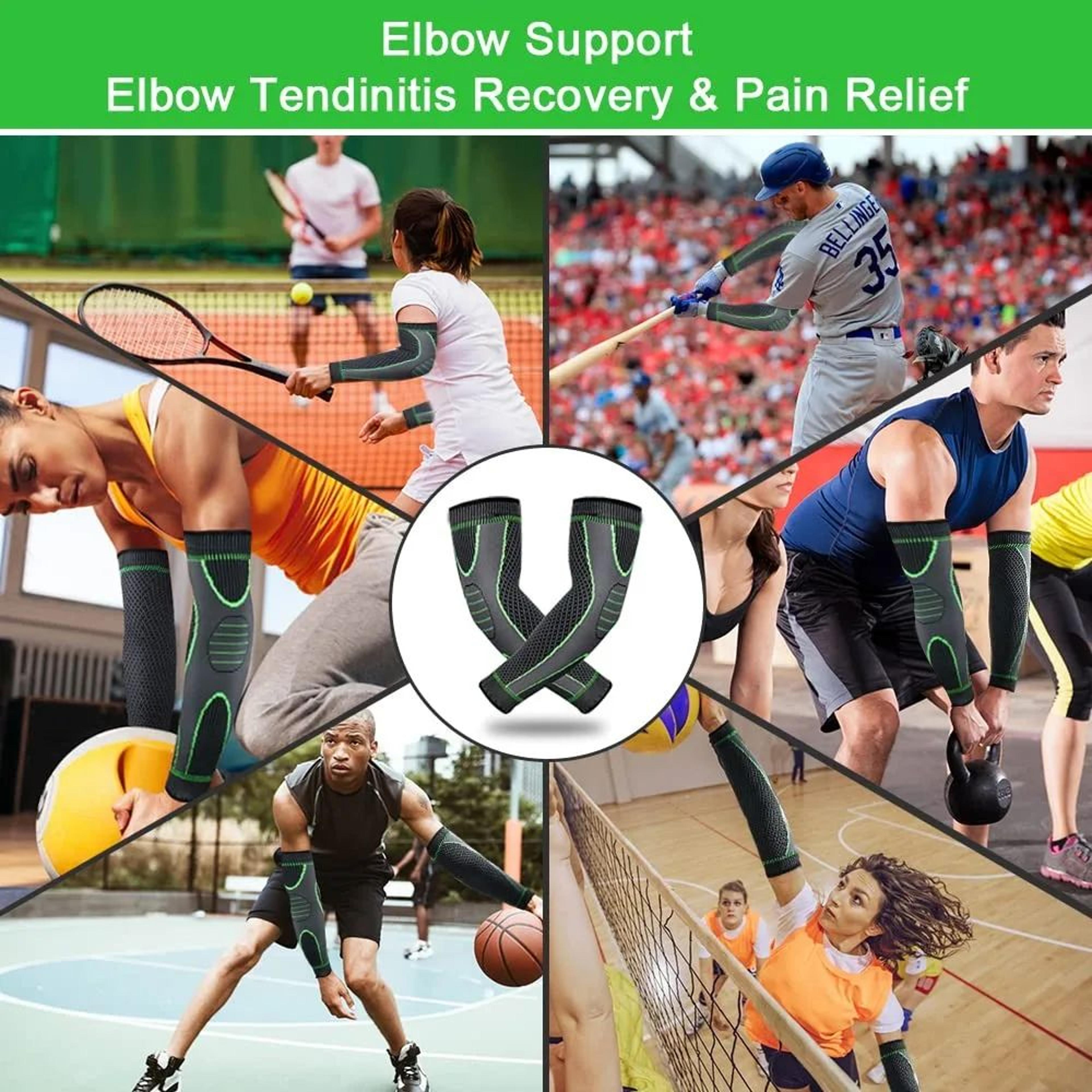 2 Pack Compression Elbow Support Sleeves 4