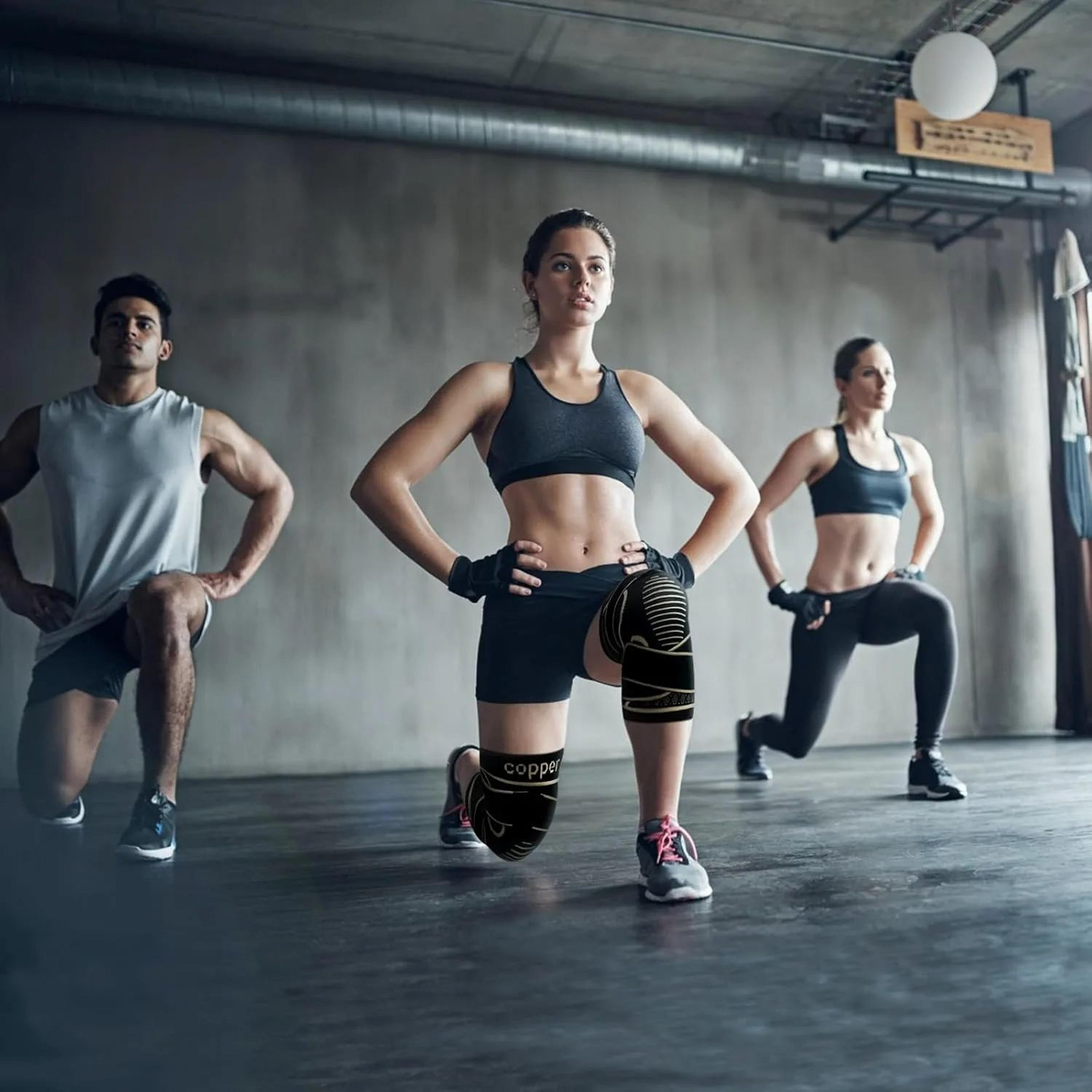 Copper Knee Compression Brace With Adjustable Strap 4