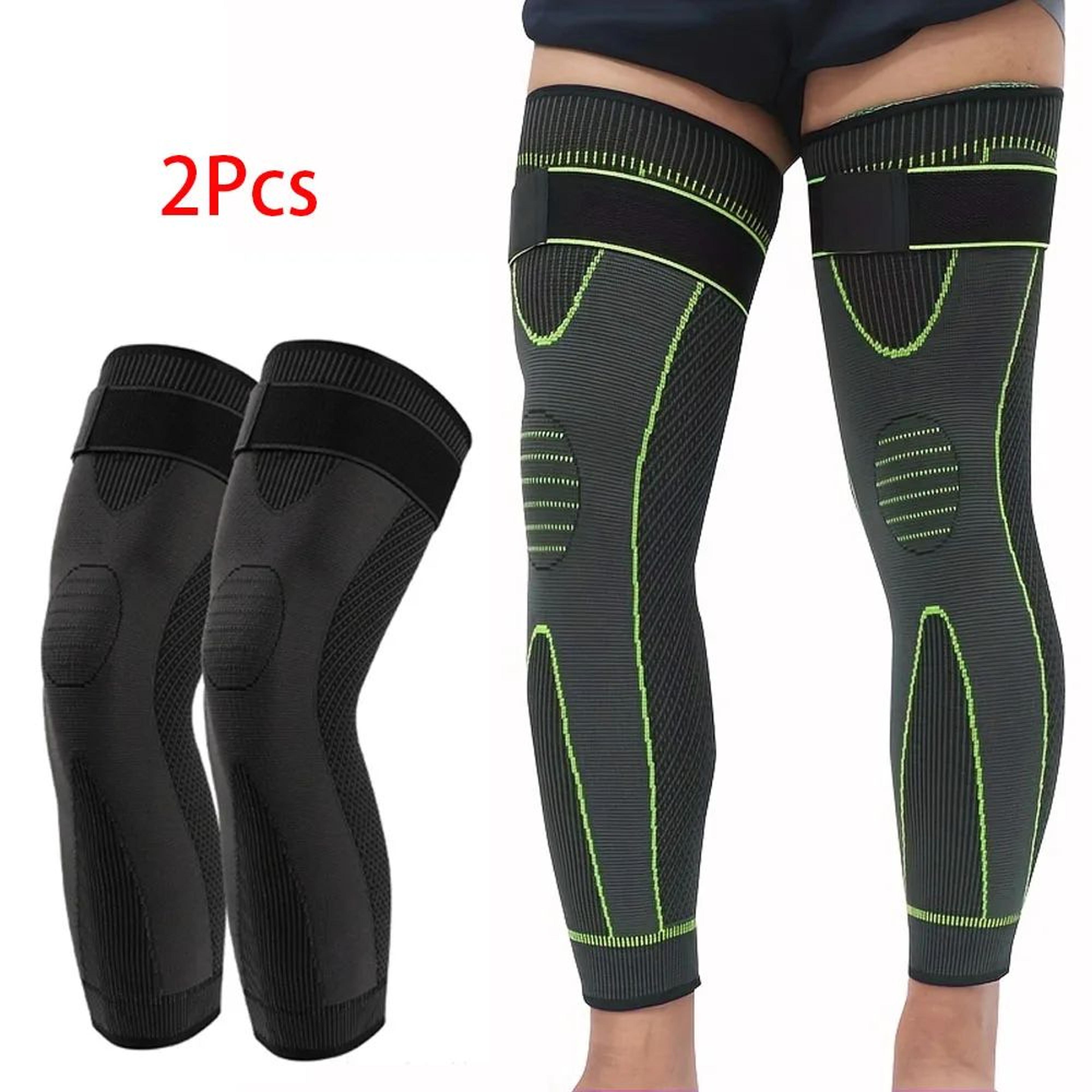 high elastic compression knee sleeves with enhanced support 2 pieces