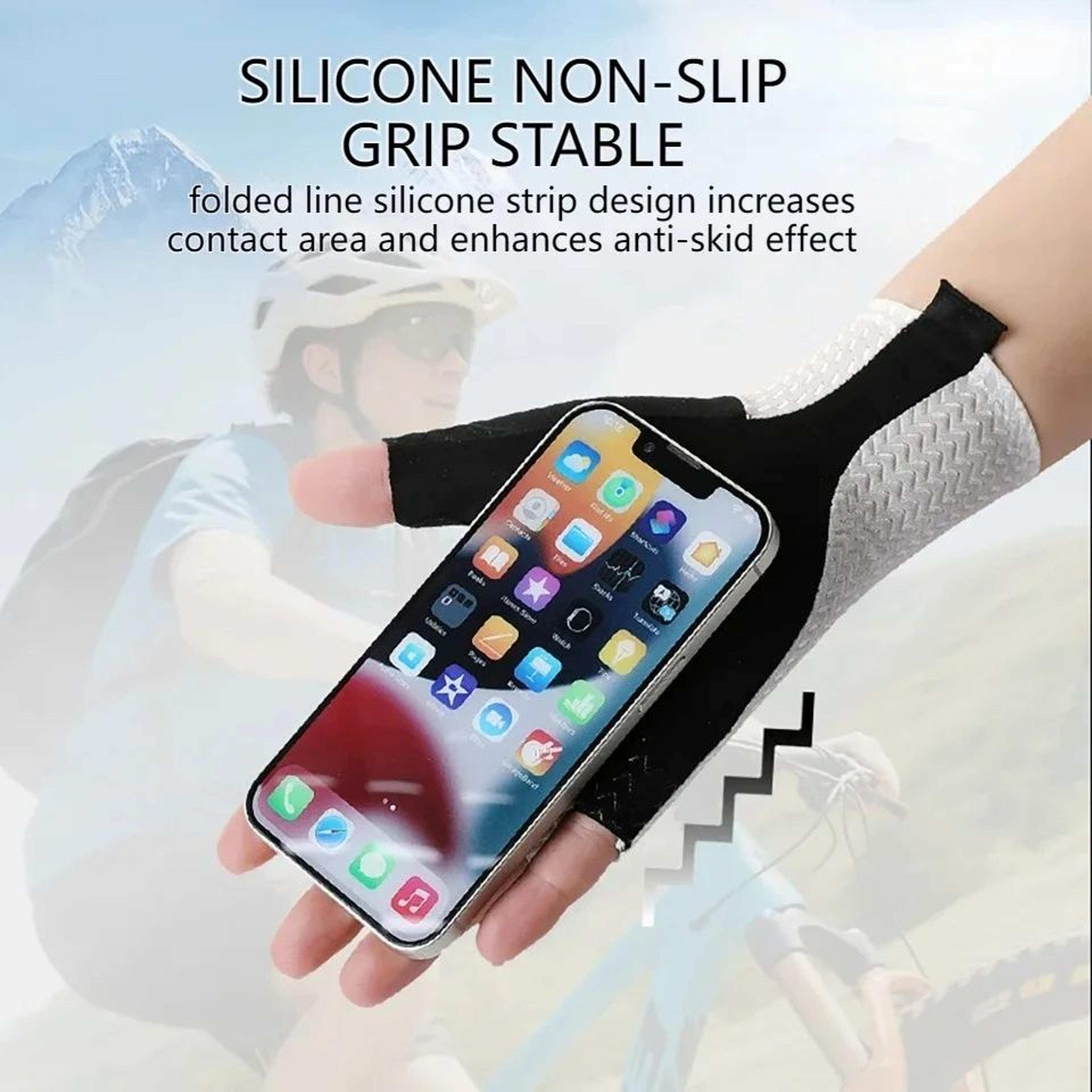 Breathable Half Finger Cycling Gloves With Anti Slip Grip 1