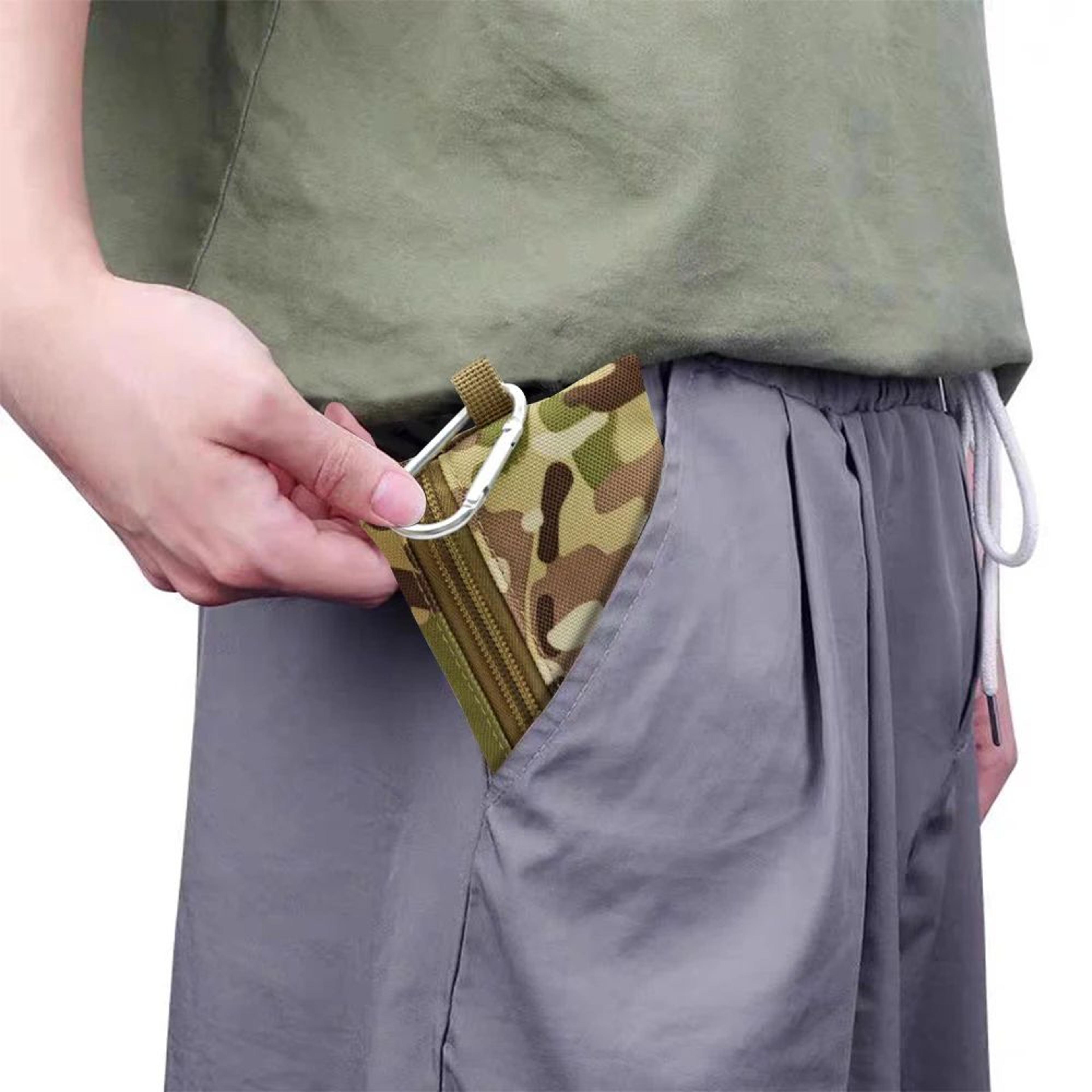 Mini Tactical EDC MOLLE Wallet Pouch With Zipper 3