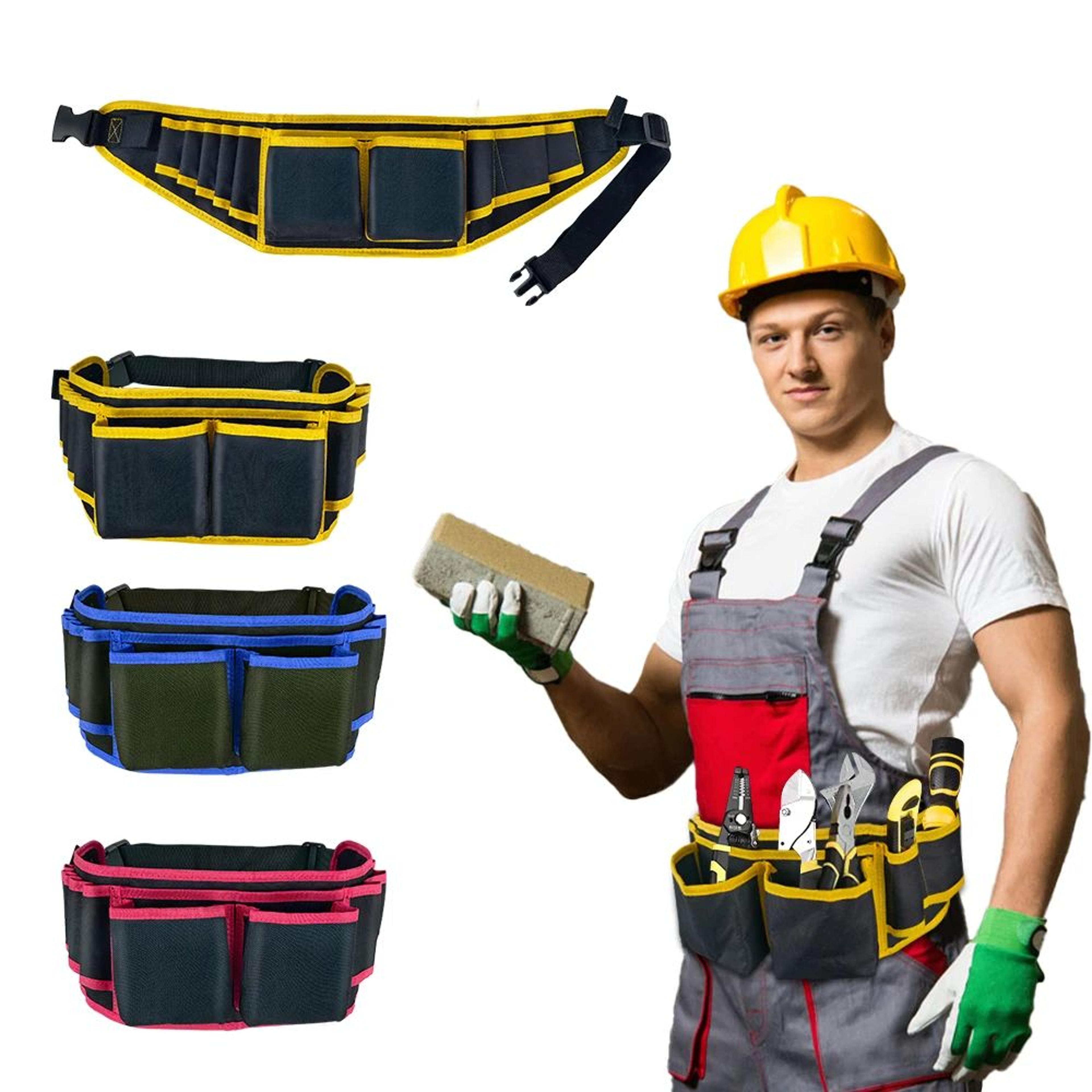 electrician tool belt waist pouch with drill and screwdriver holster