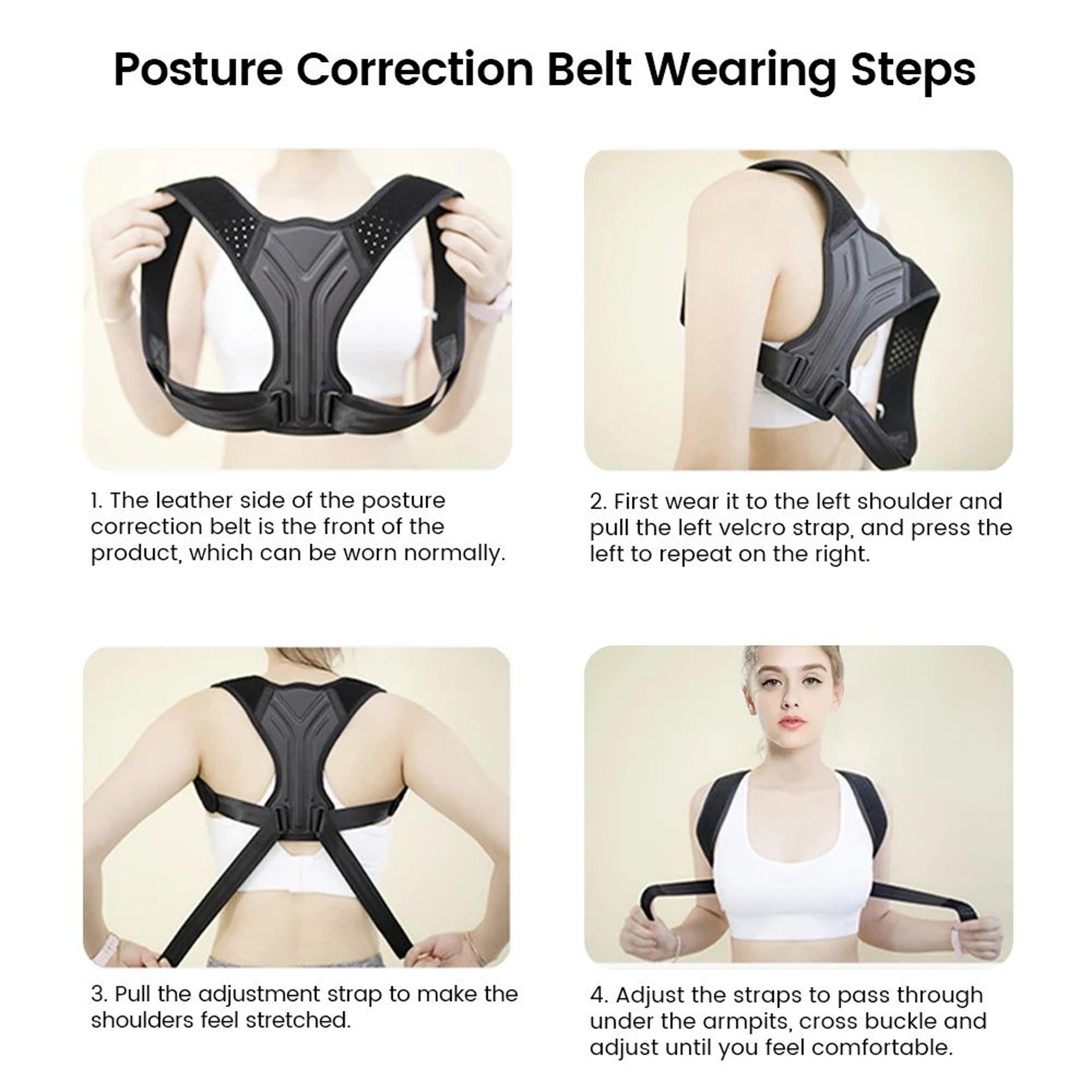 Adjustable Posture Corrector Back Brace For Men And Women 8