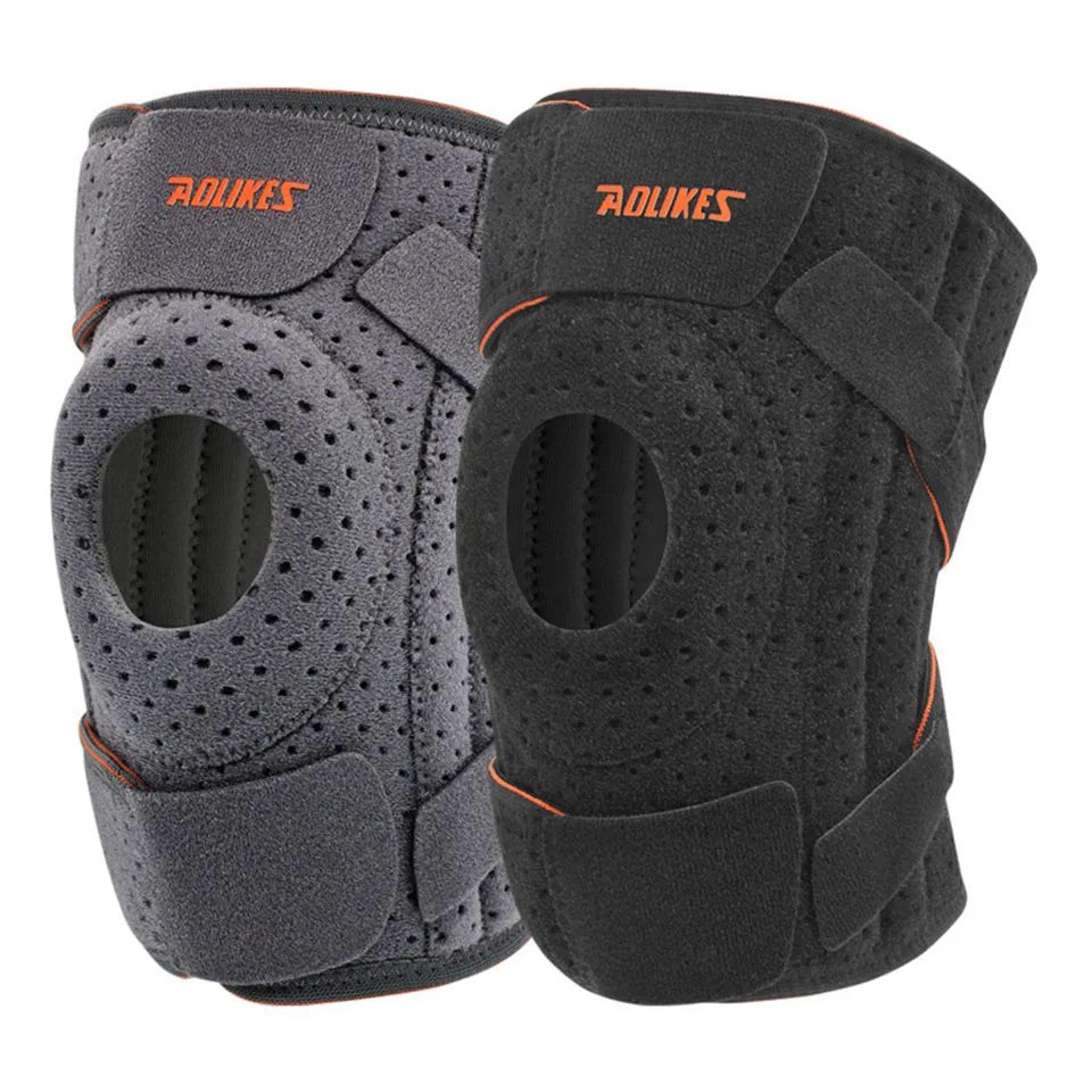 AOLIKES Knee Brace With Side Stabilizers And Gel Patella Pad 2
