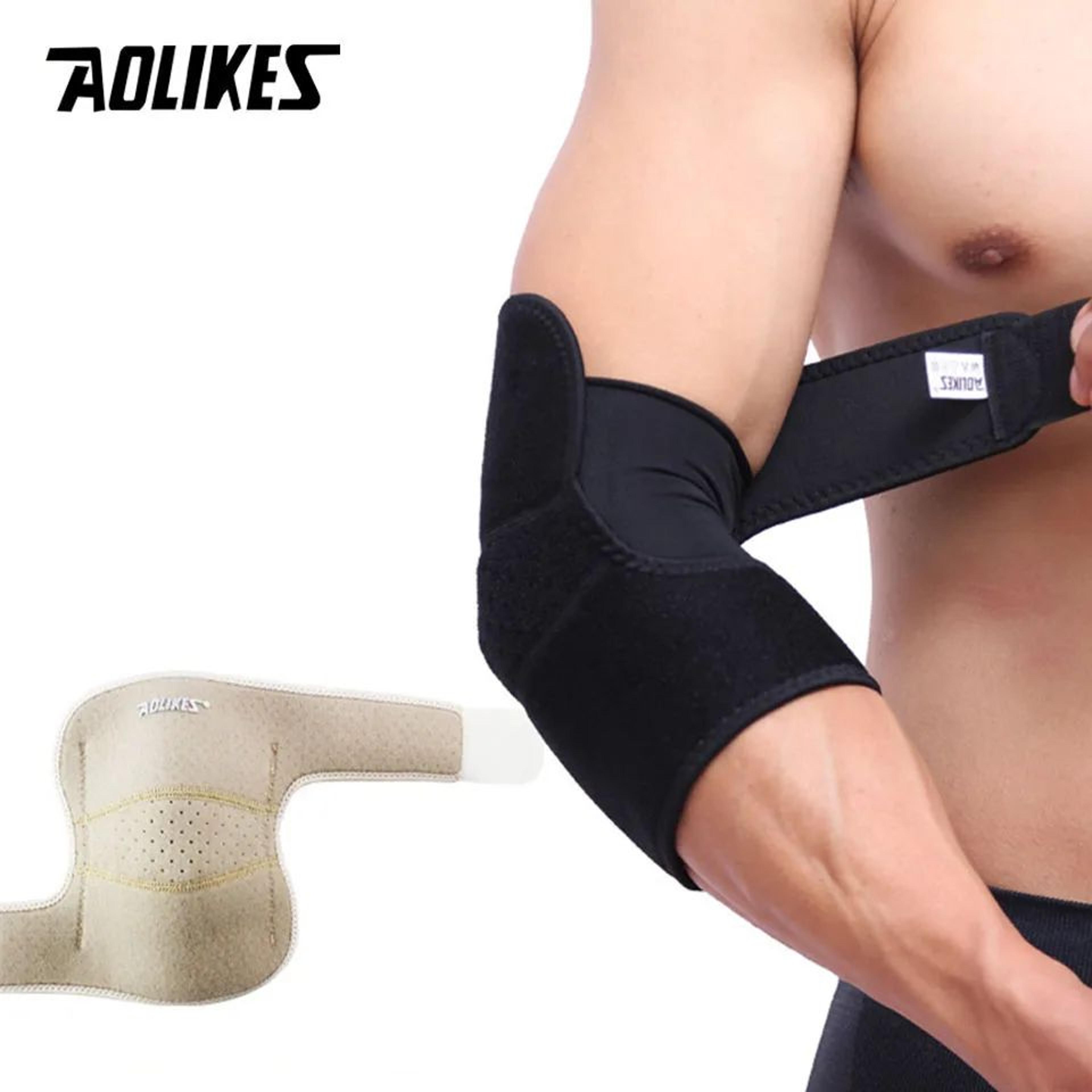 AOLIKES Adjustable Elbow Brace Support Wrap For Sports And Daily Use 0