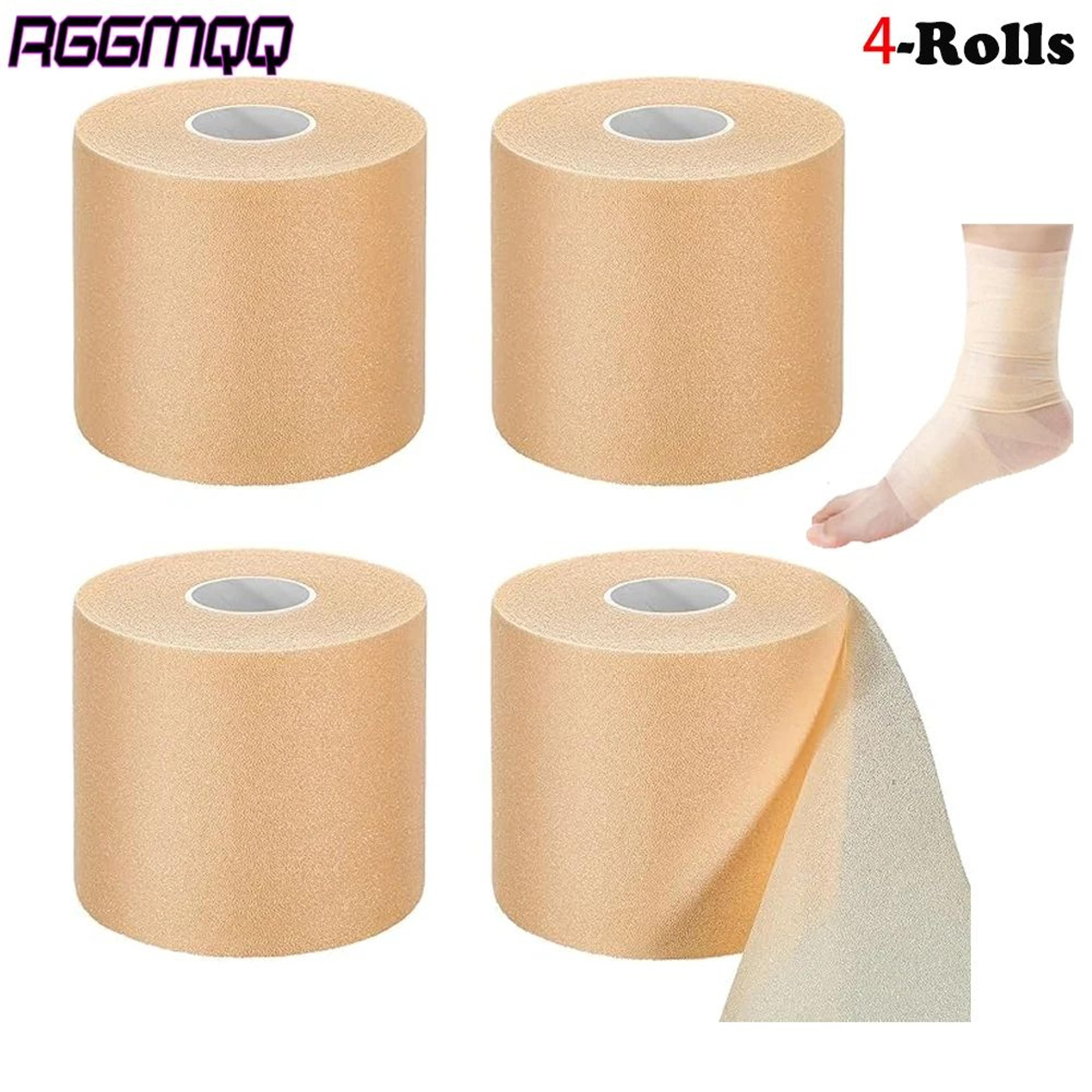 rggmqq 4 pack athletic pre wrap foam tape for sports support