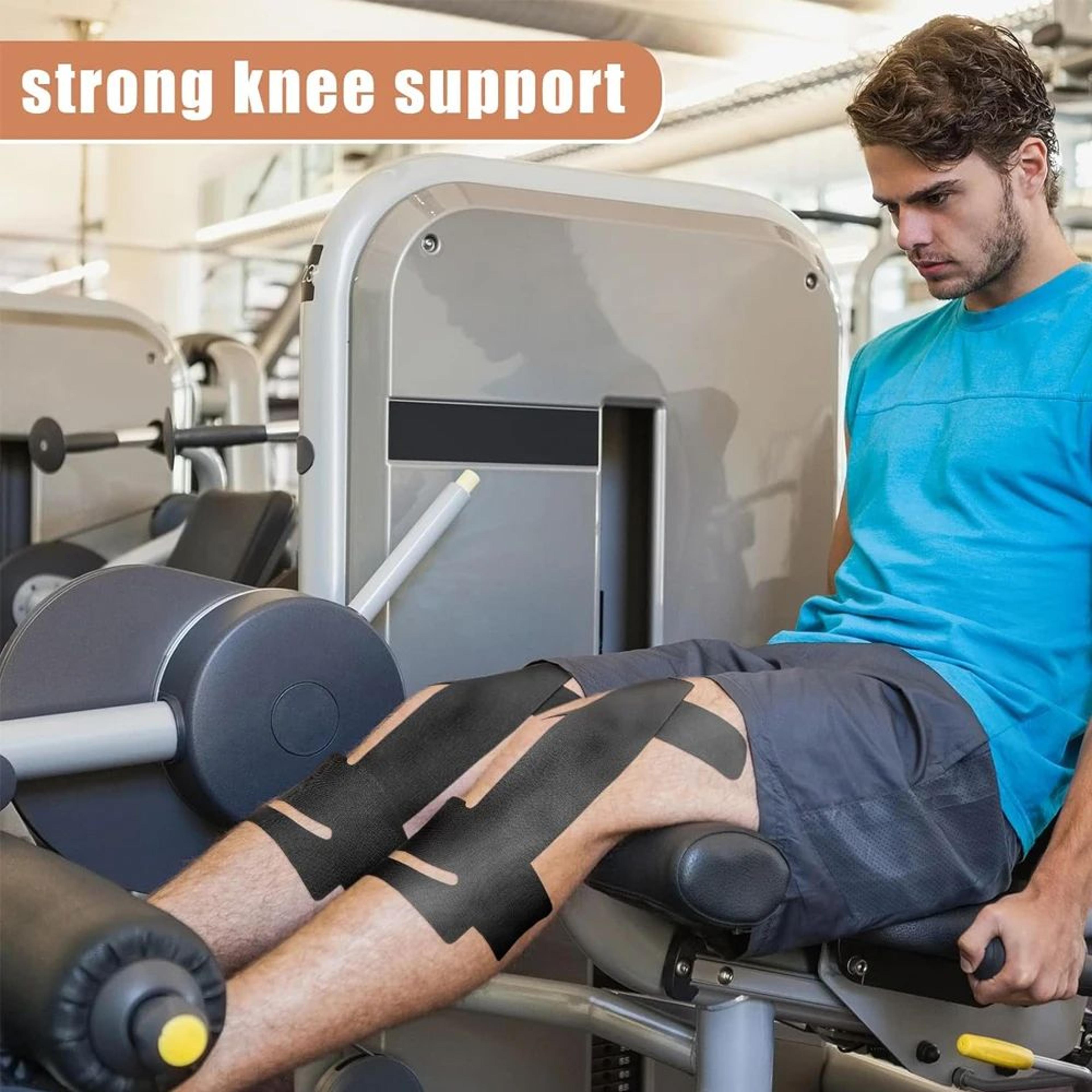 5 Pack Waterproof Kinesiology Tape For Knee Support And Sports 5