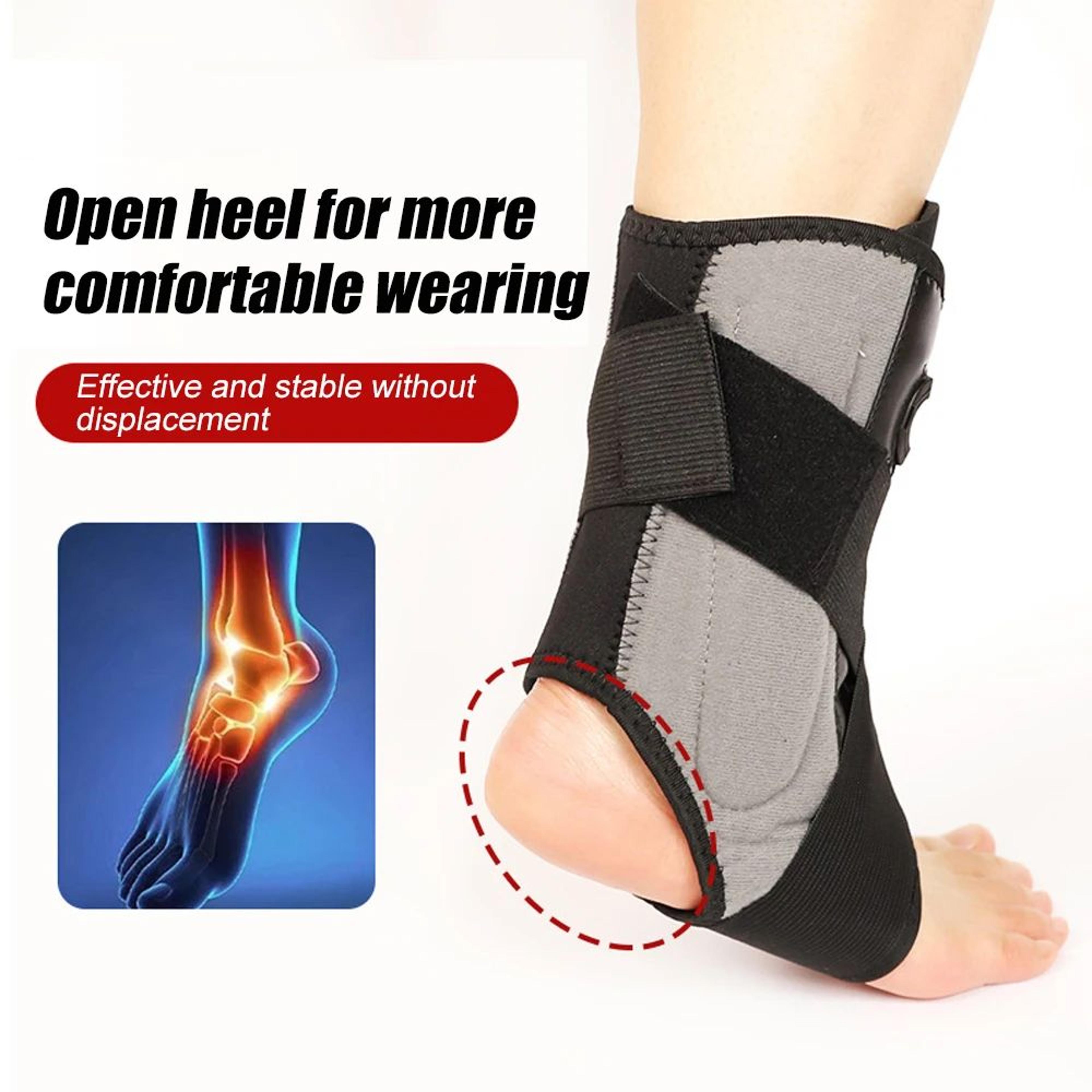Heavy Duty Lace Up Ankle Brace With Aluminum Support Plates 3