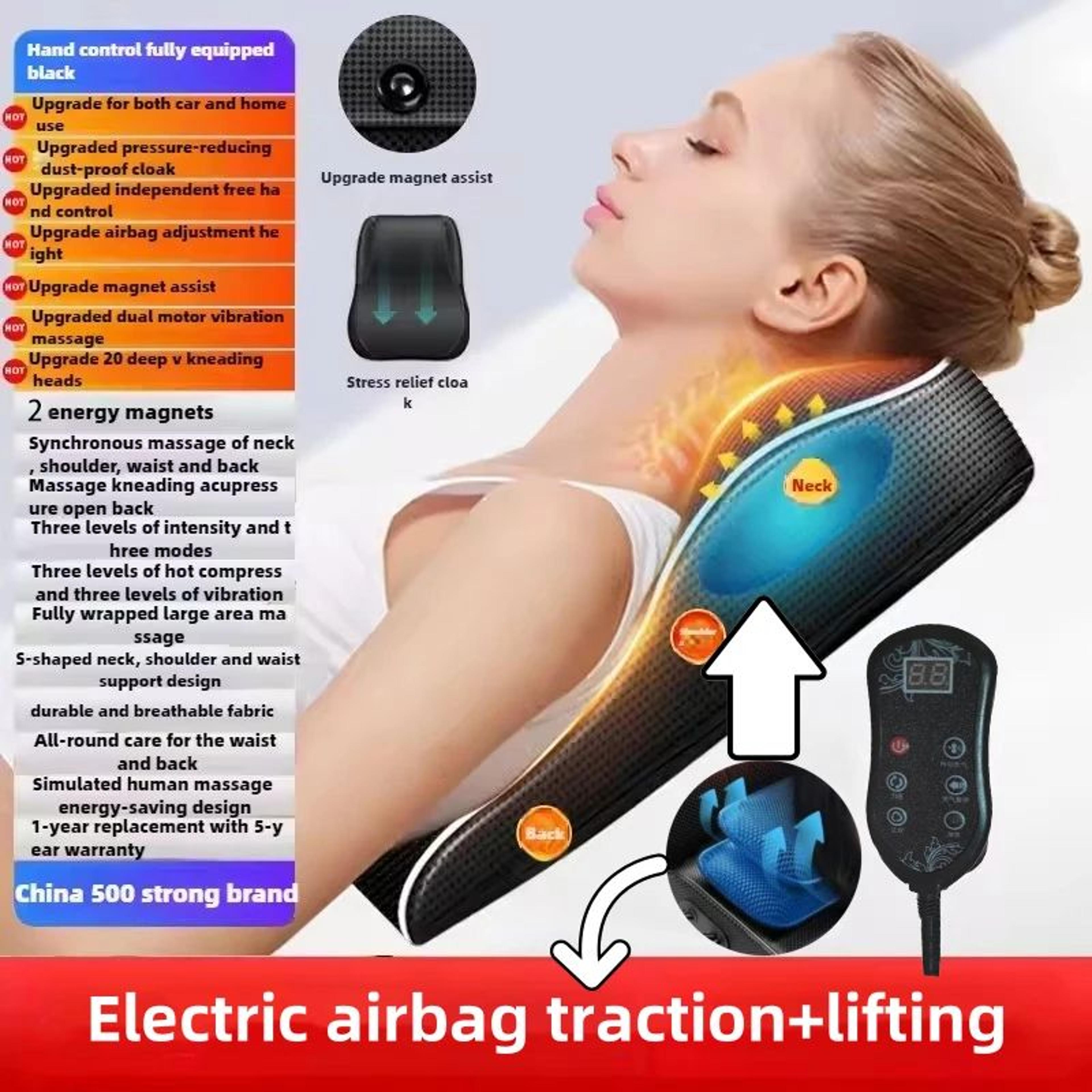 Electric Shiatsu Neck Massage Pillow With Heat And Vibration 10