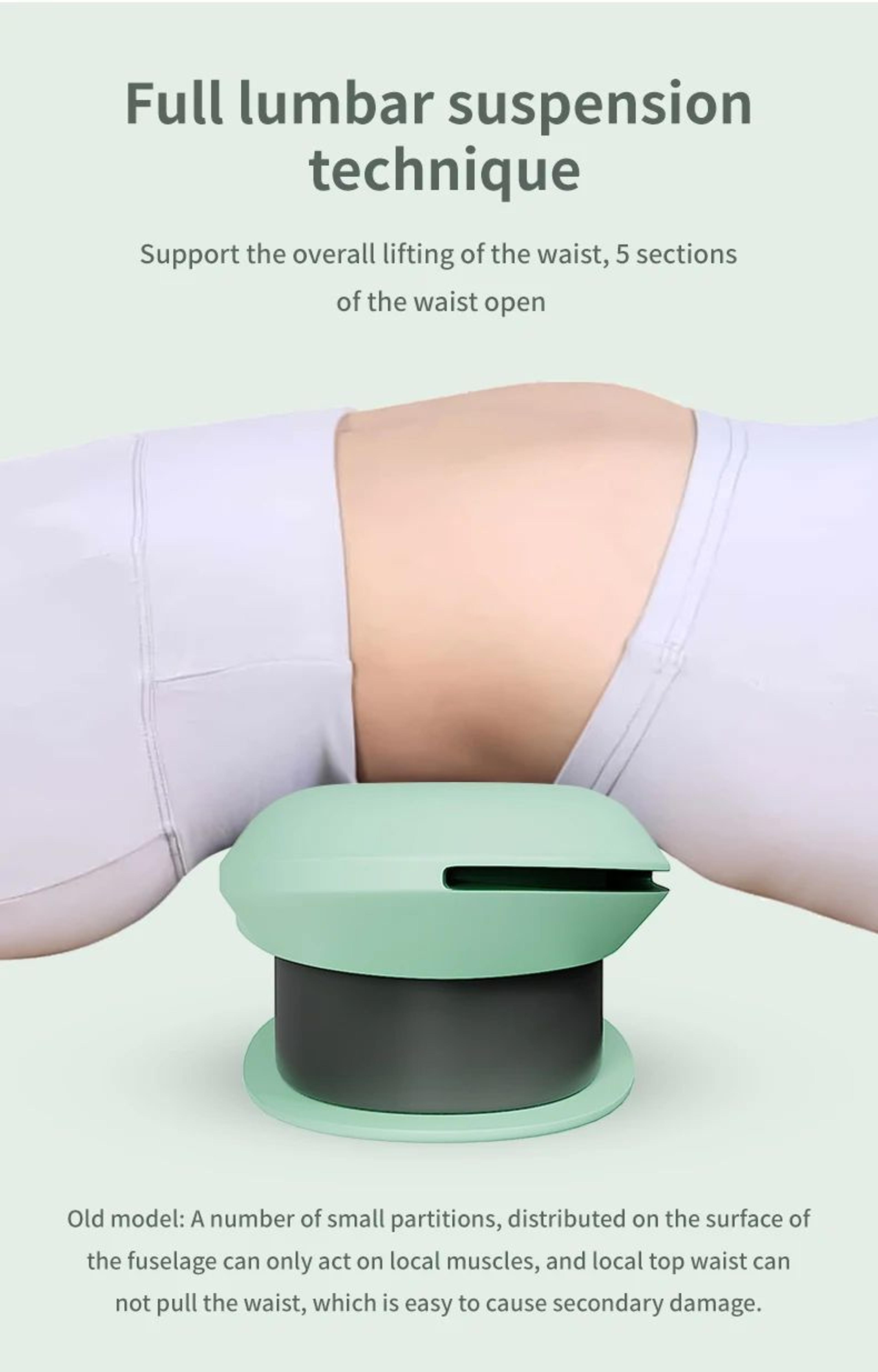 Electric Lumbar Traction Back Massager With Heat 10
