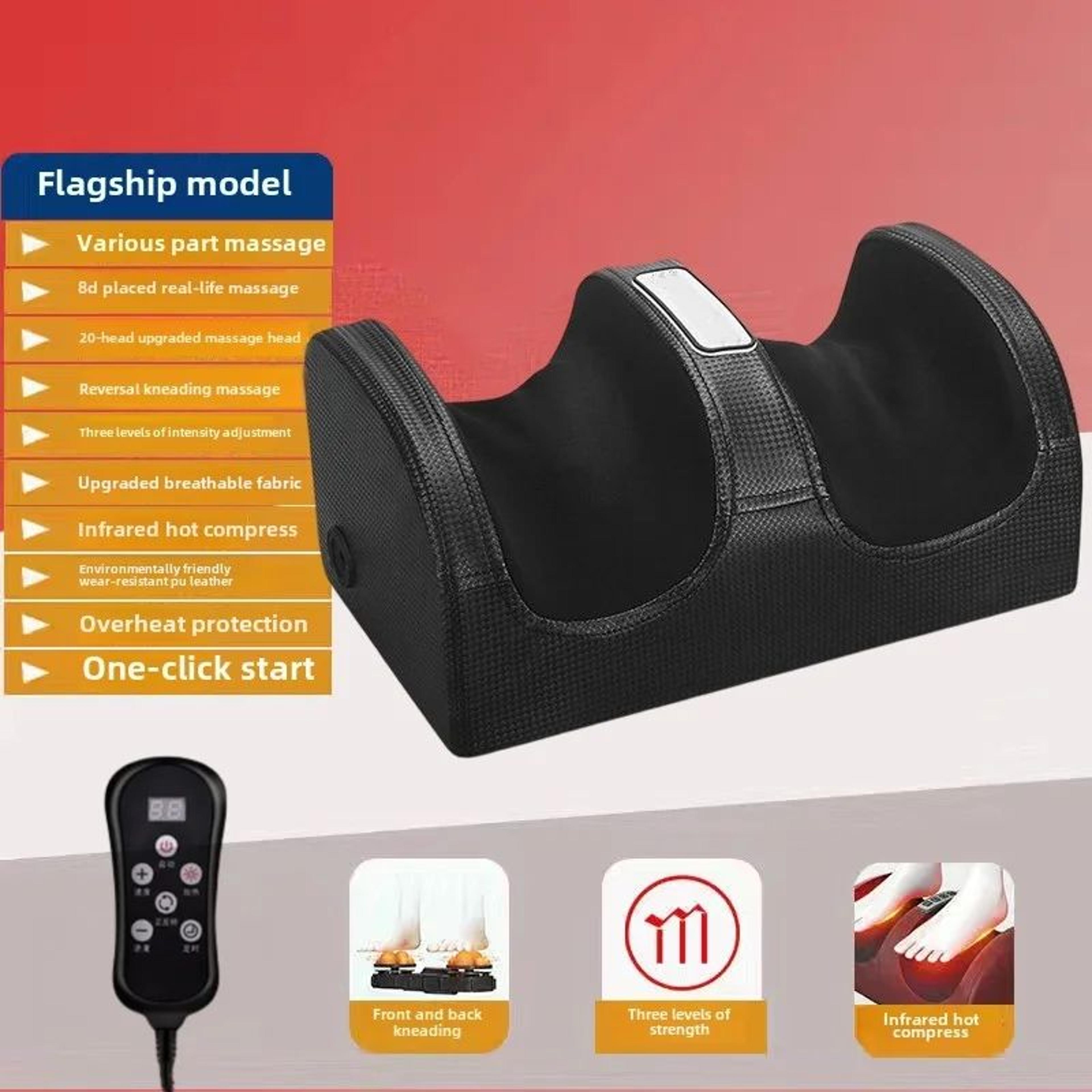 Heated Foot And Calf Massager With Deep Kneading 7