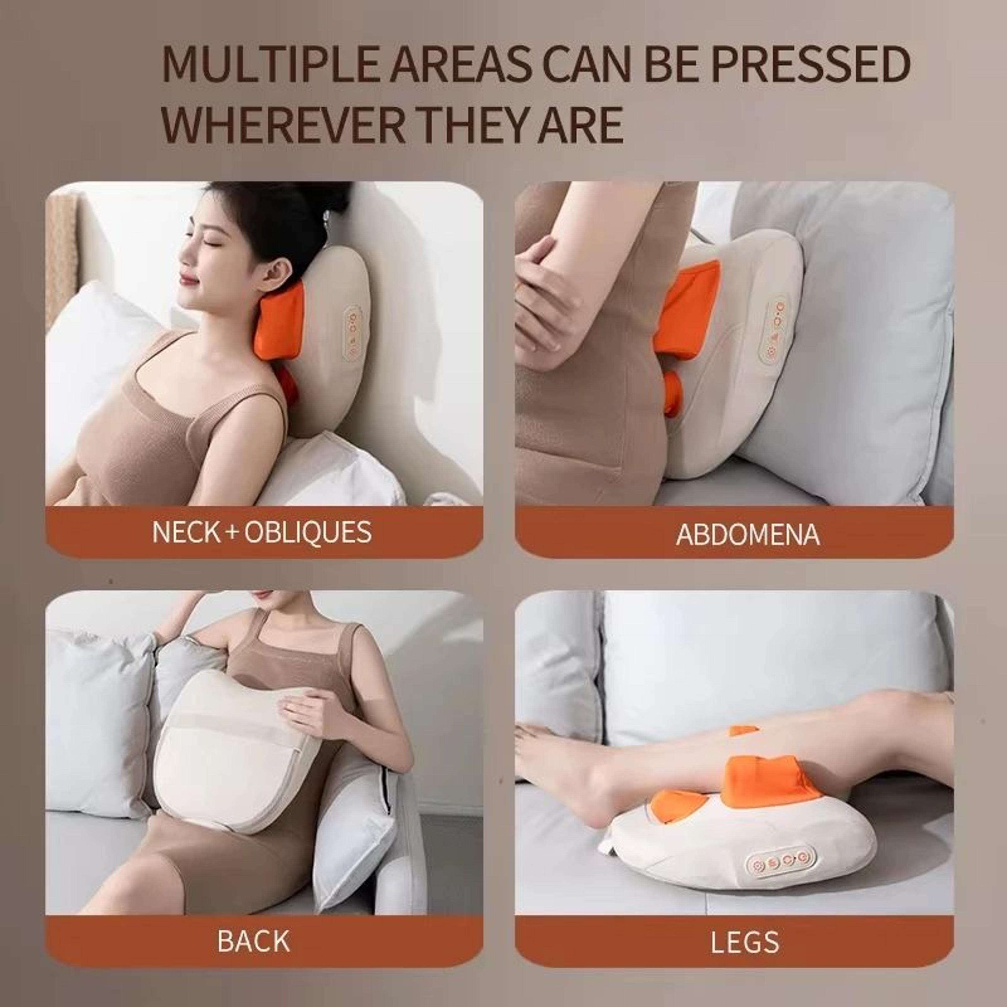 Wireless Heated 3D Shiatsu Massage Pillow 3