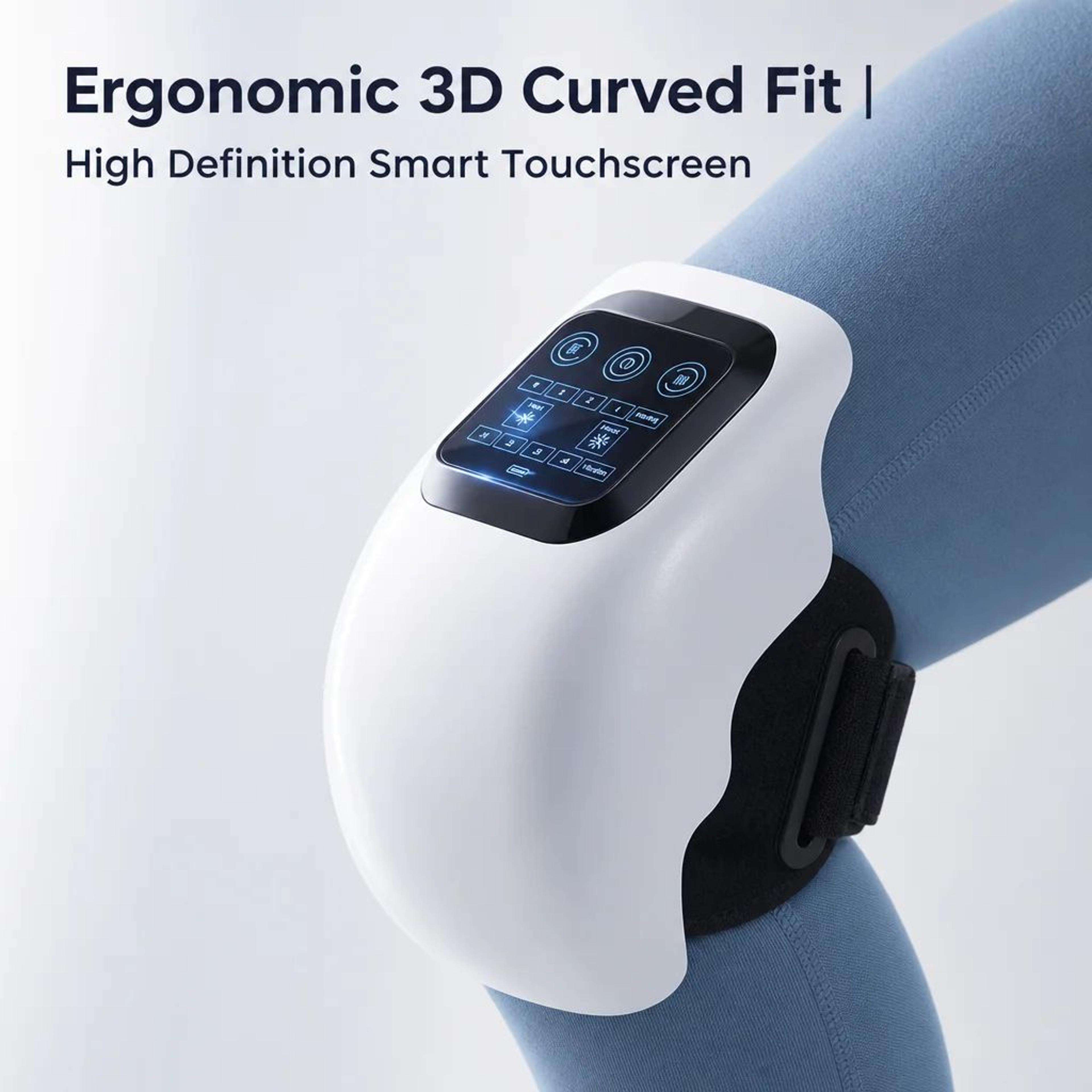 Cordless Heated Knee Massager With Vibration And 4 Heat Levels 4