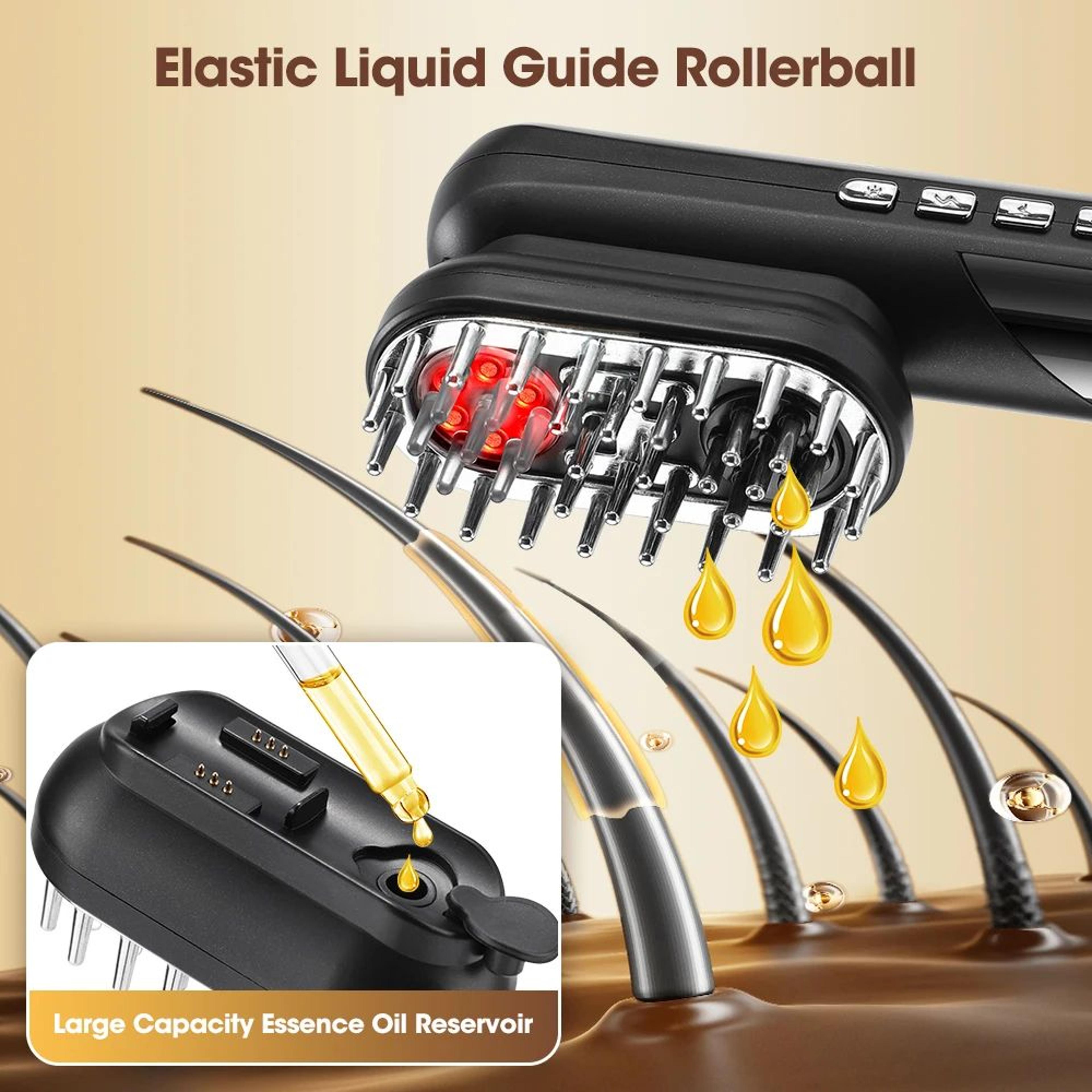 4 In 1 Electric EMS Scalp Massage Comb With Red Light Therapy 6