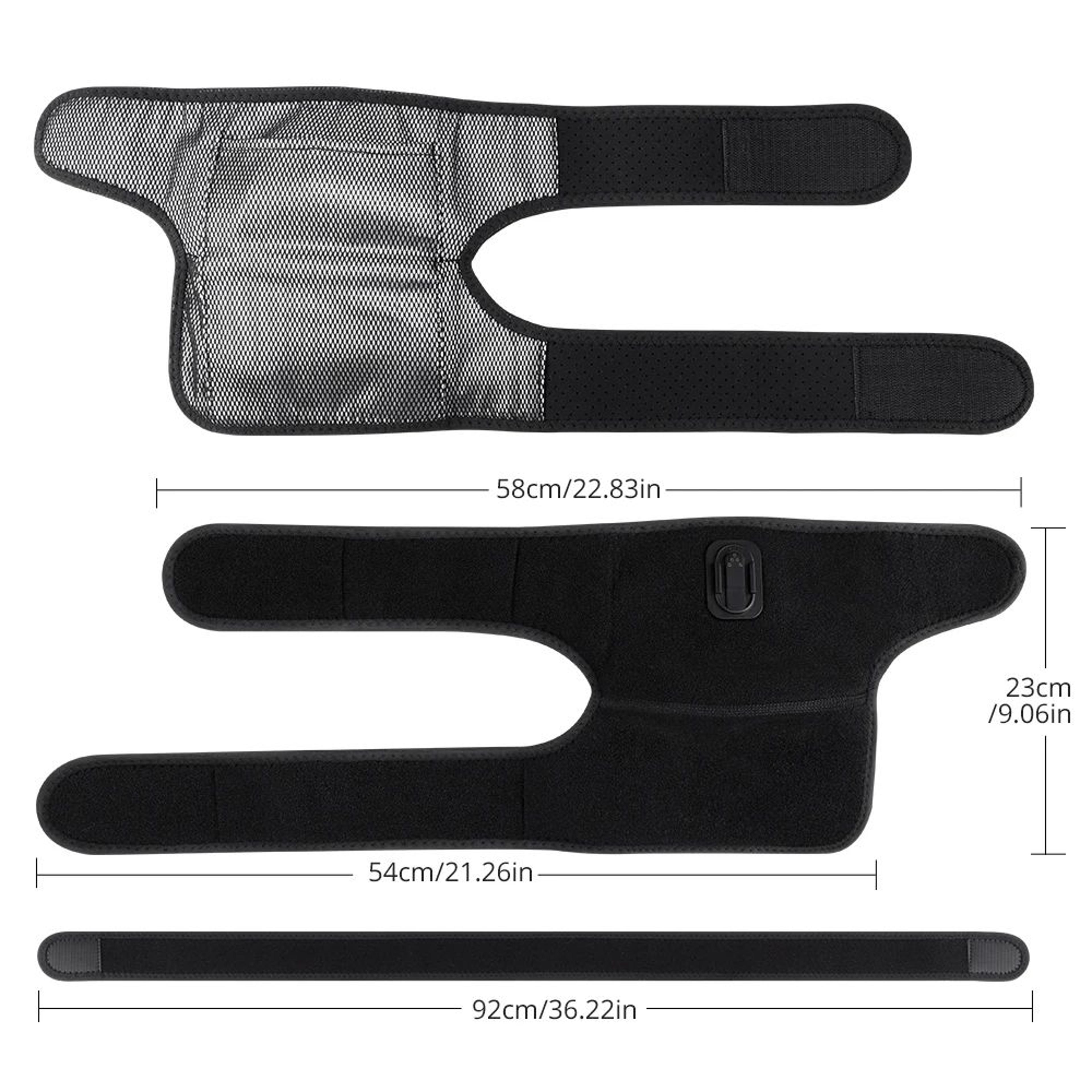 Graphene Wireless Knee Massager With Heat Vibration And App Control 11