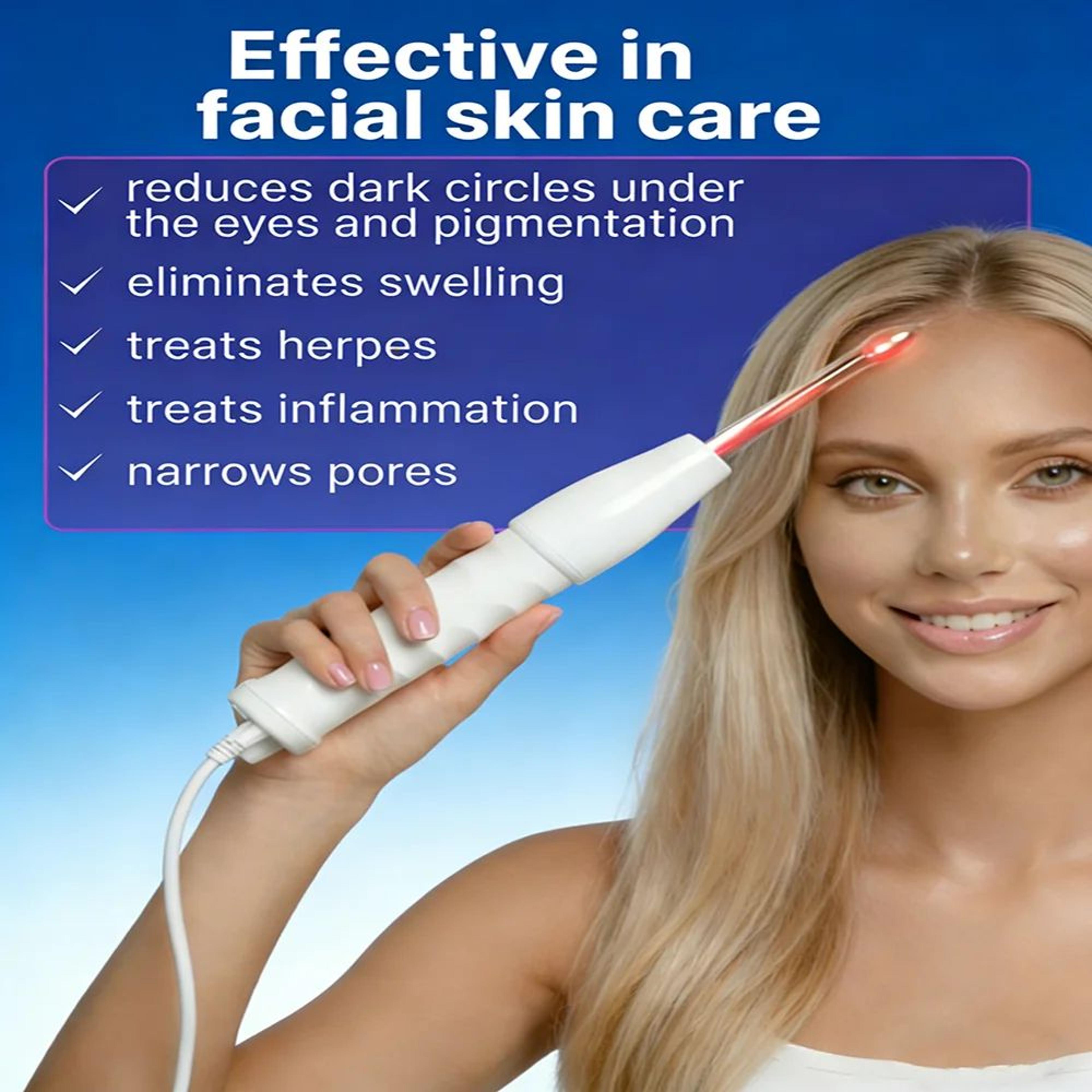 High Frequency Facial Wand With 4 Glass Electrodes 1