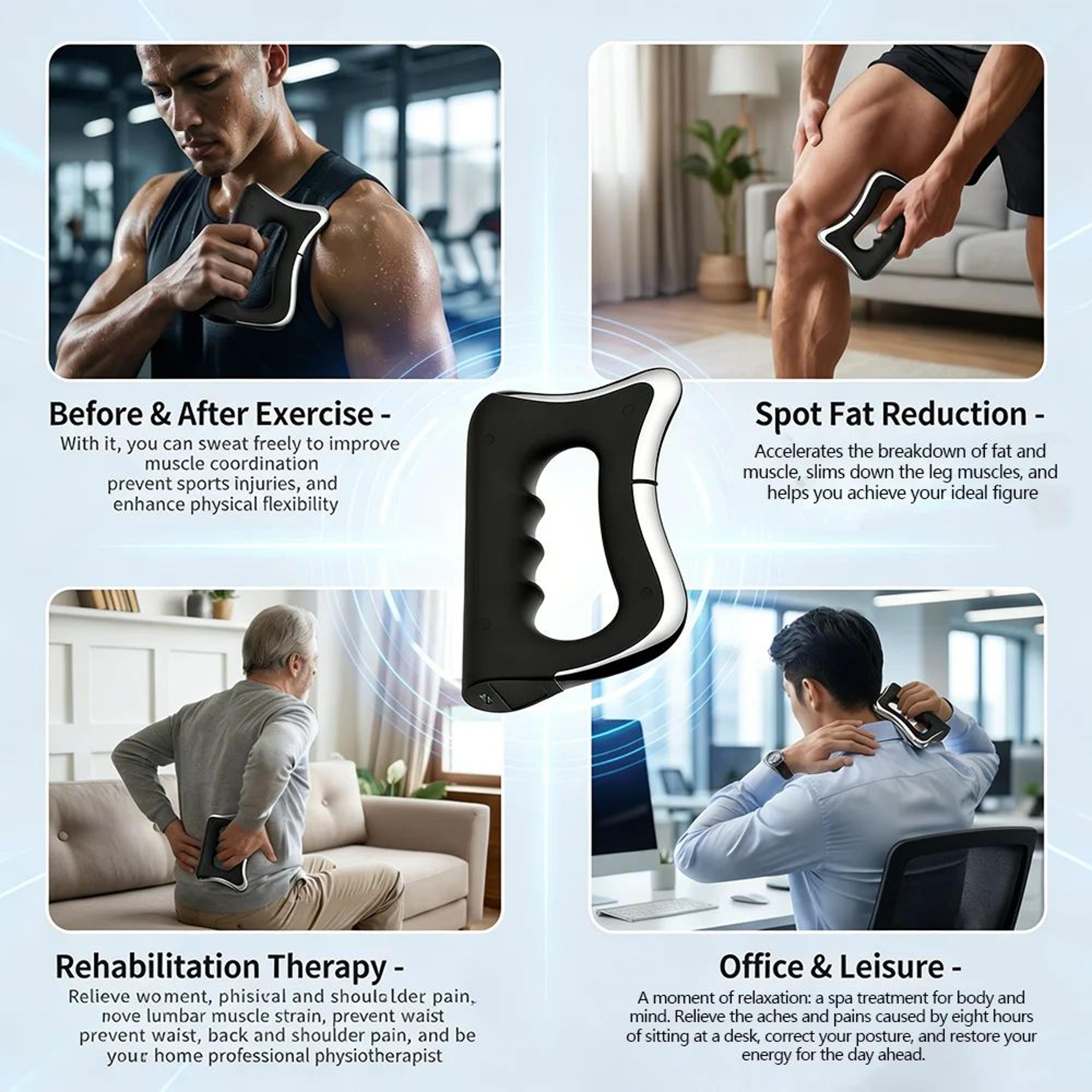Electric Vibrating Fascia Massage Blade For Muscle Relaxation 3
