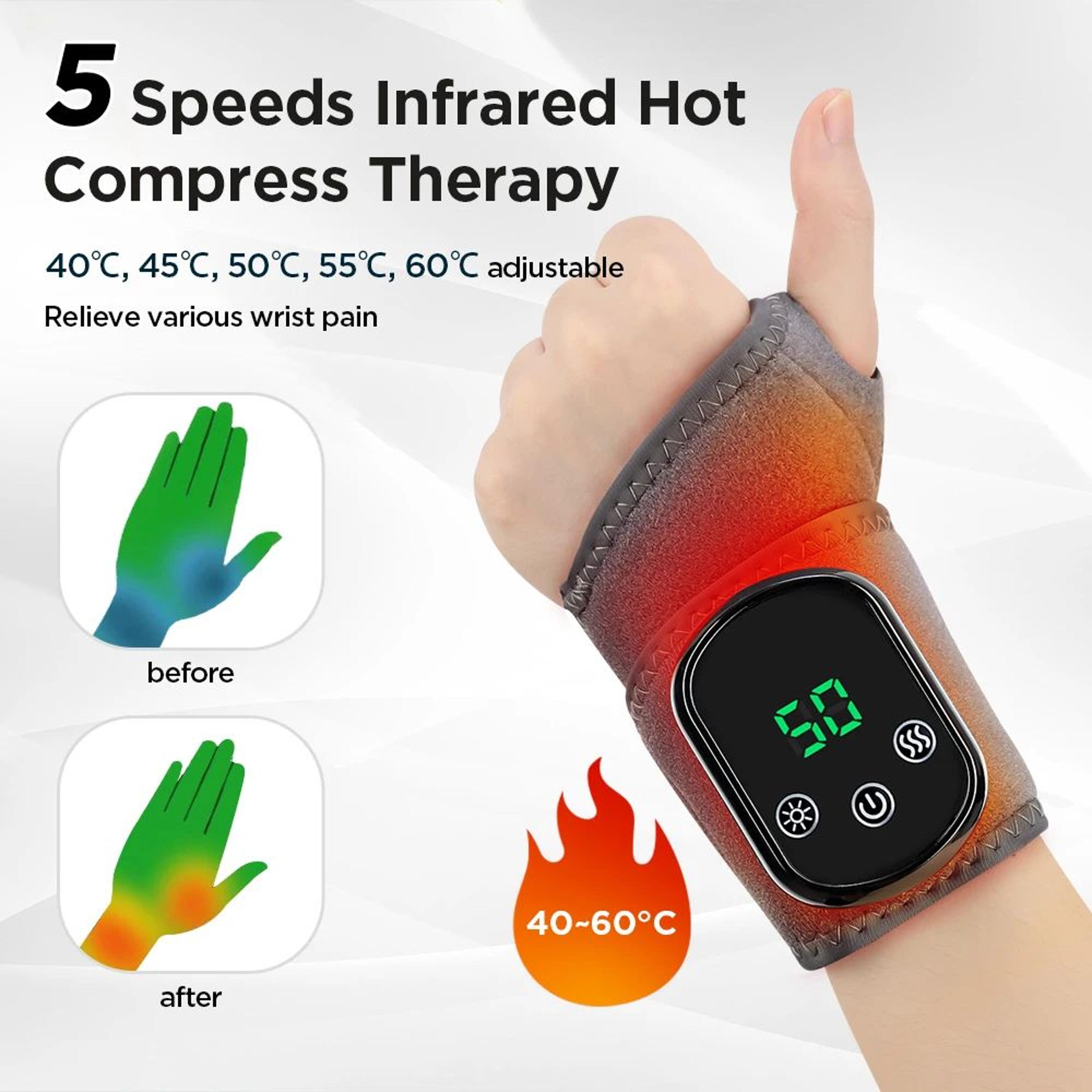 Cordless Heated Wrist And Foot Massager Wrap 6