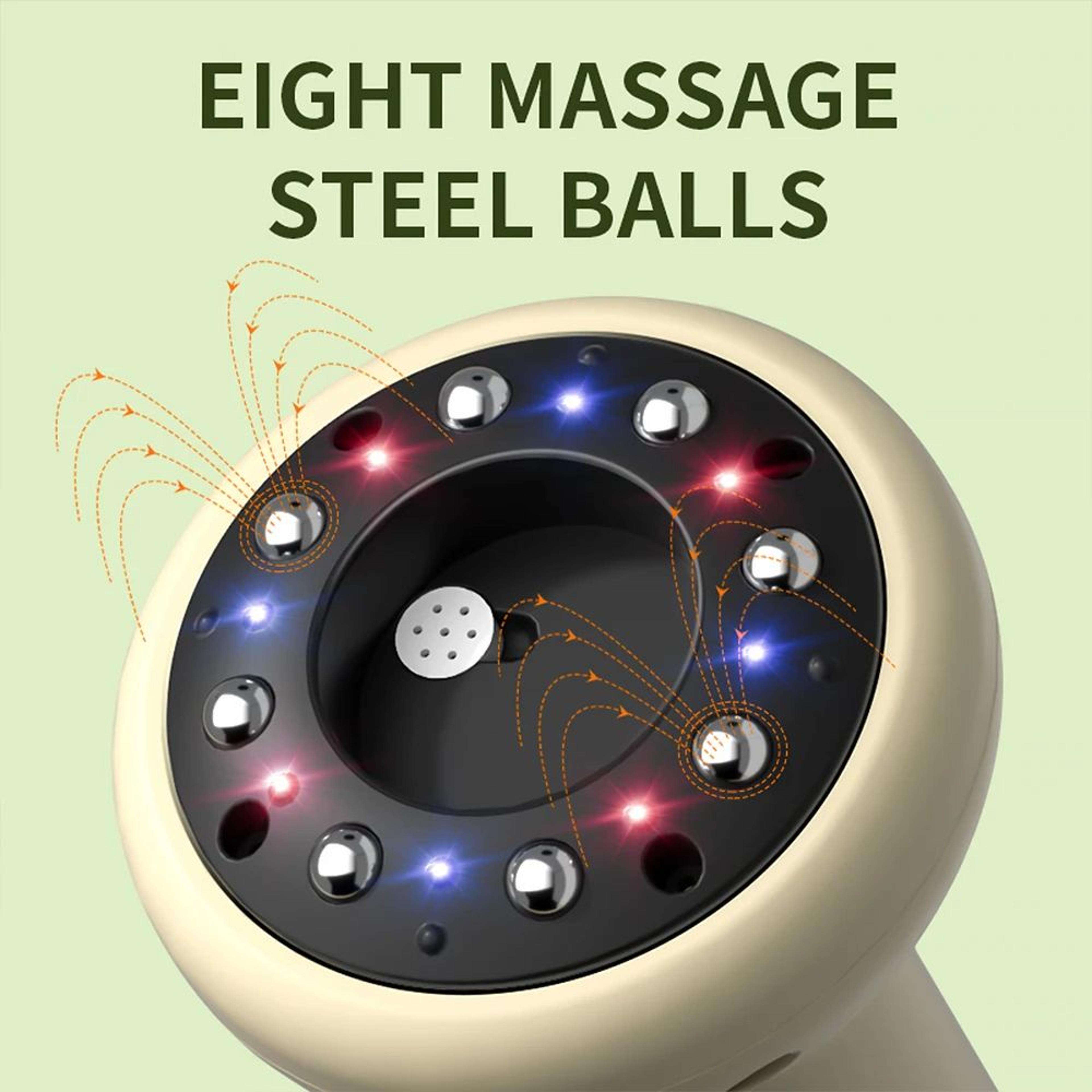Smart Cupping Massage Machine With Heat And Red Light 10