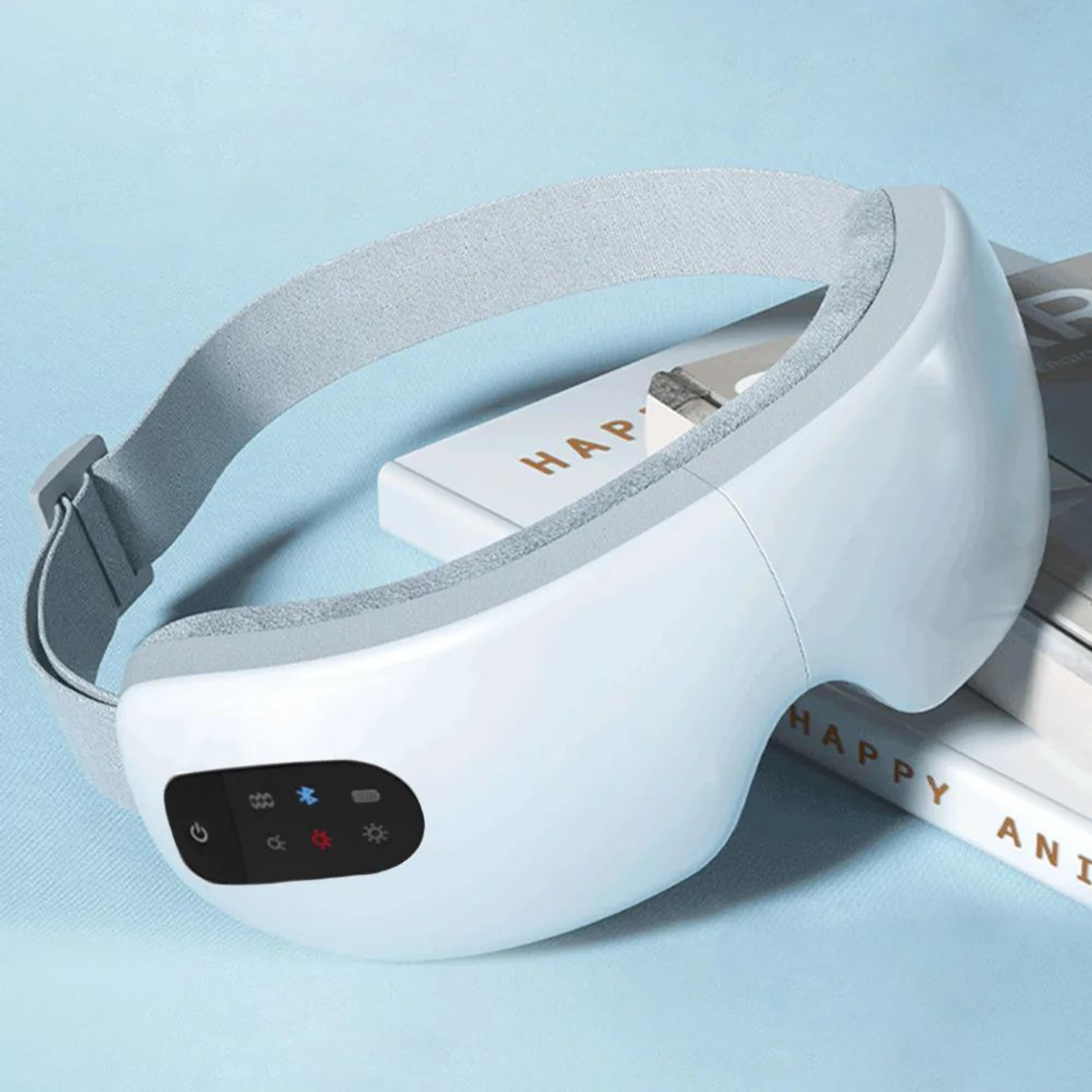 smart eye massager with heat and vibration