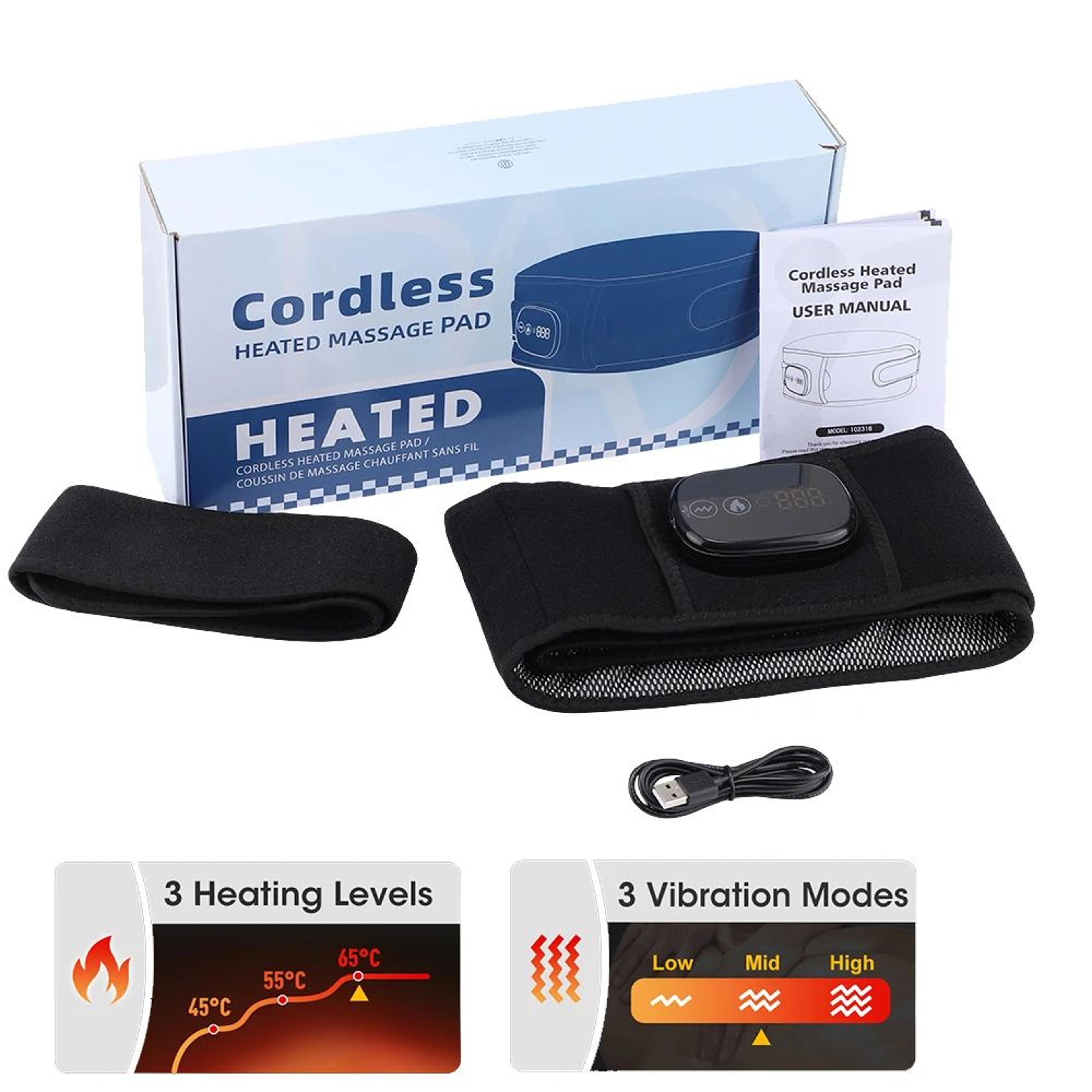 Cordless Red Light Heated Massage Waist Belt 6