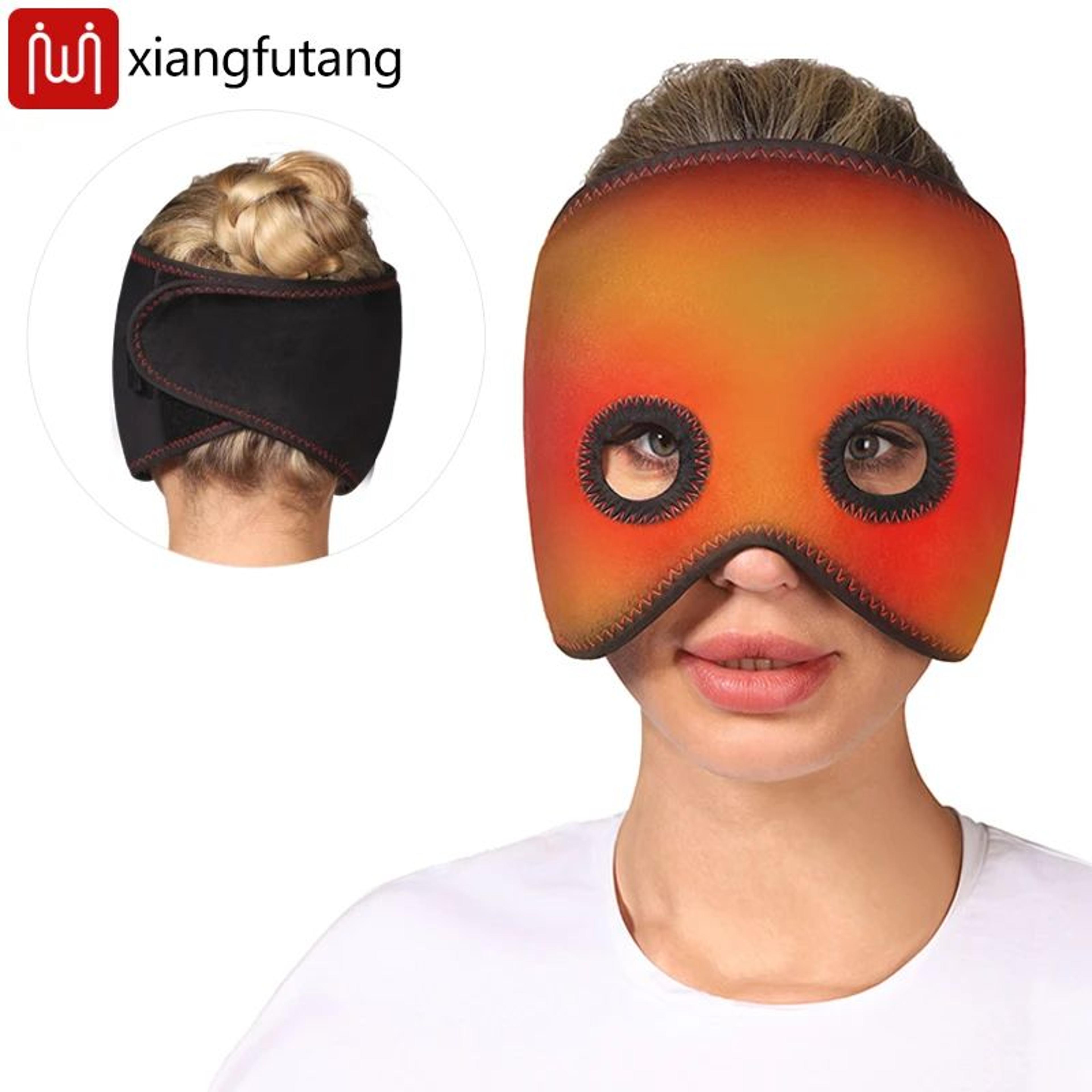 electric heated half face mask with 3 heat levels