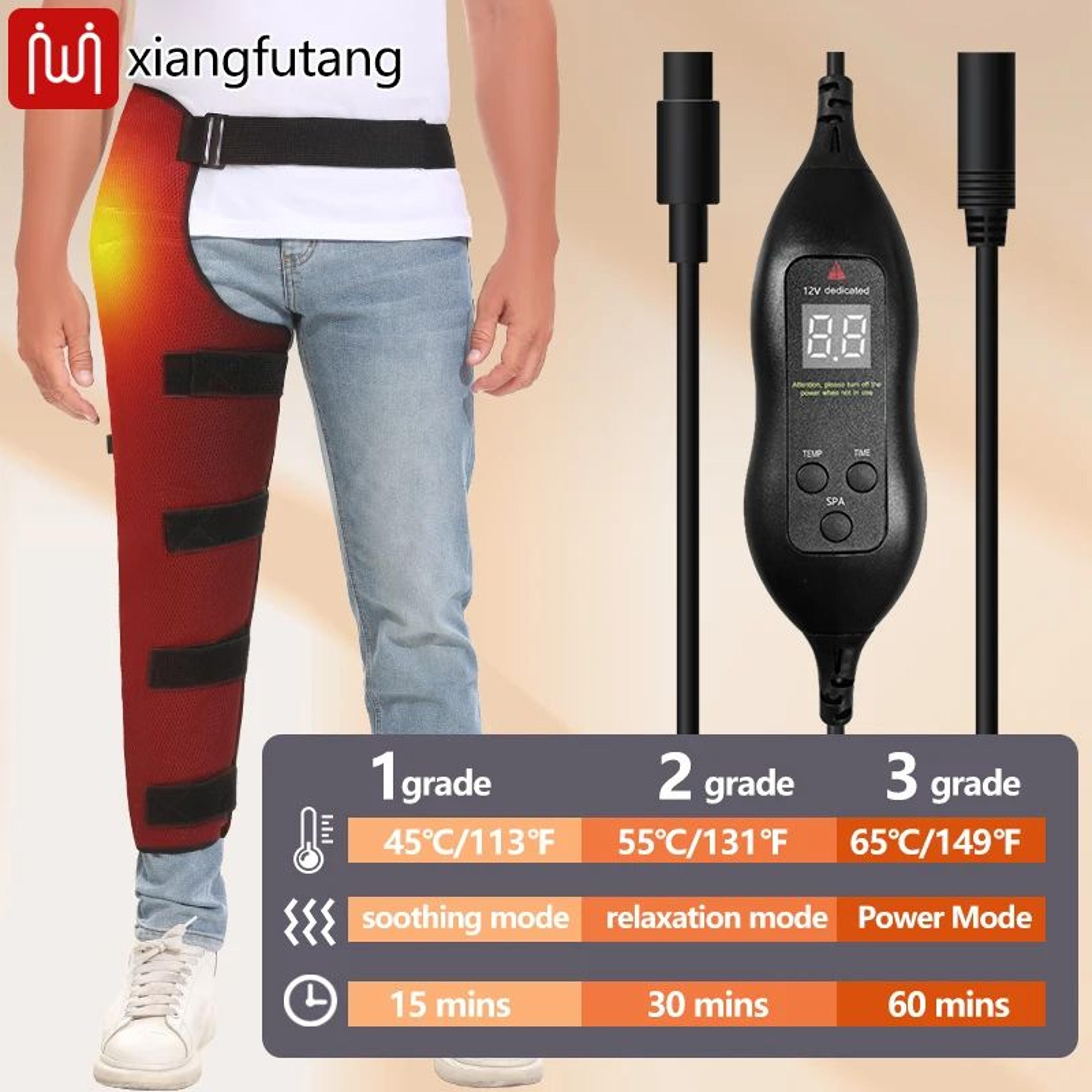 Electric Heated Leg Wrap With Vibration Massager 3