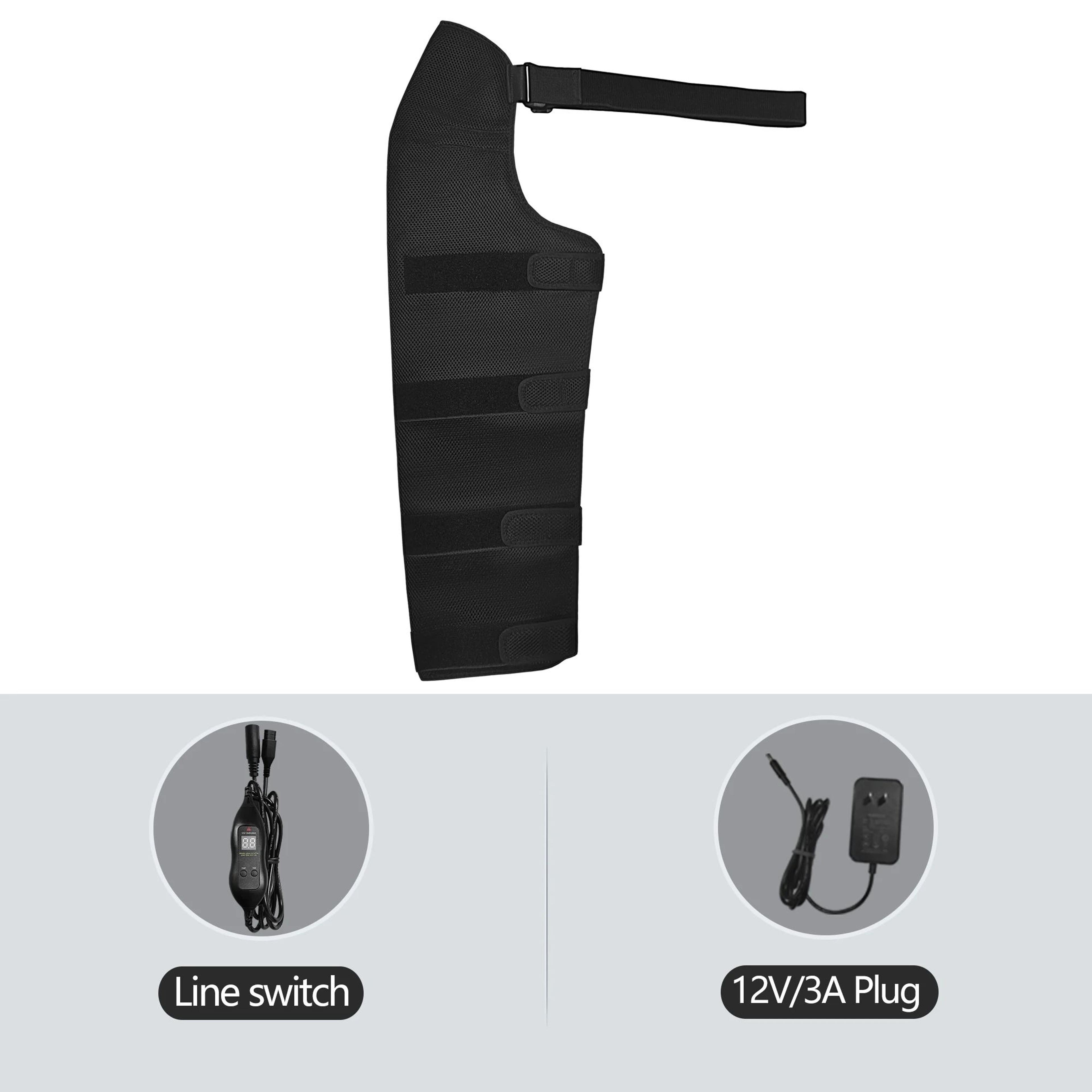 Electric Heated Leg Wrap With Vibration Massager 6