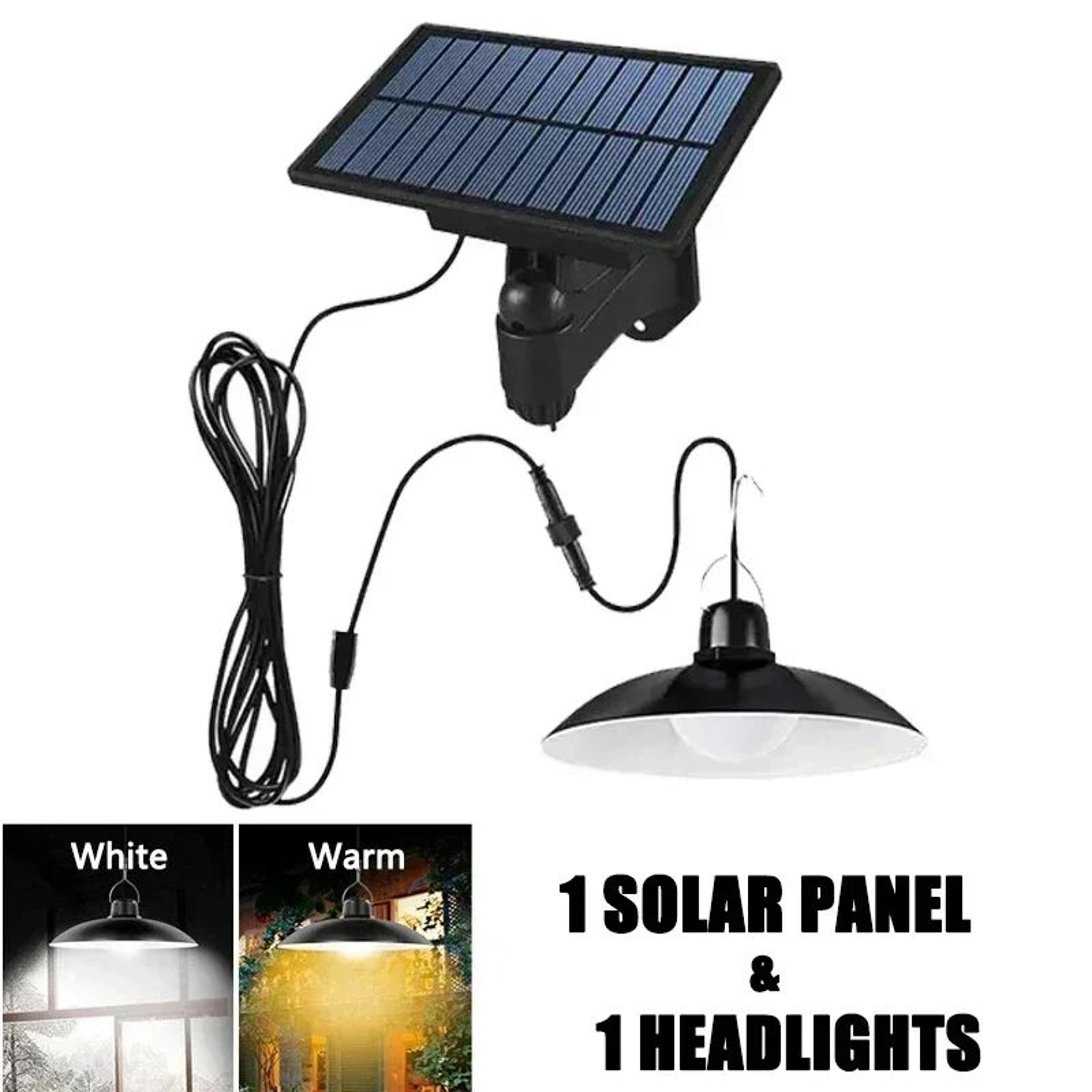 Solar LED Pendant Light Waterproof Hanging Lamp With Remote Control 9