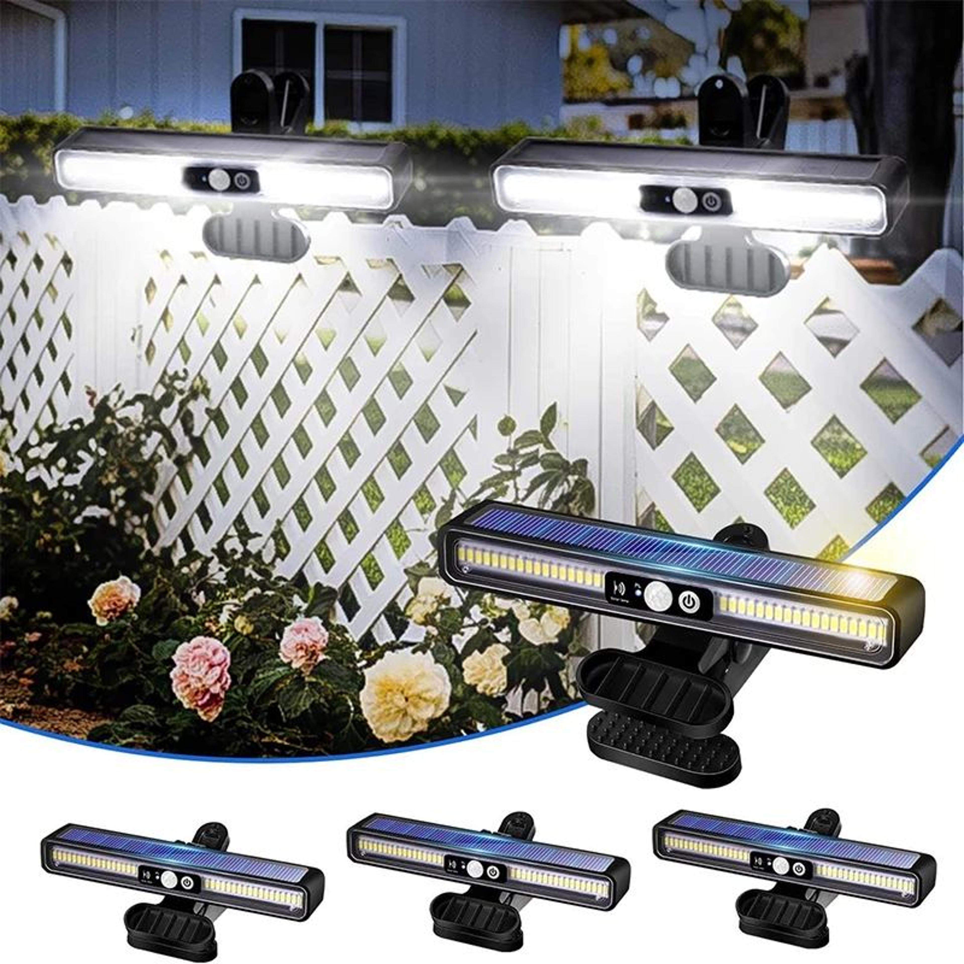36 LED Clip On Solar Motion Sensor Light Waterproof Portable Security Lamp 0