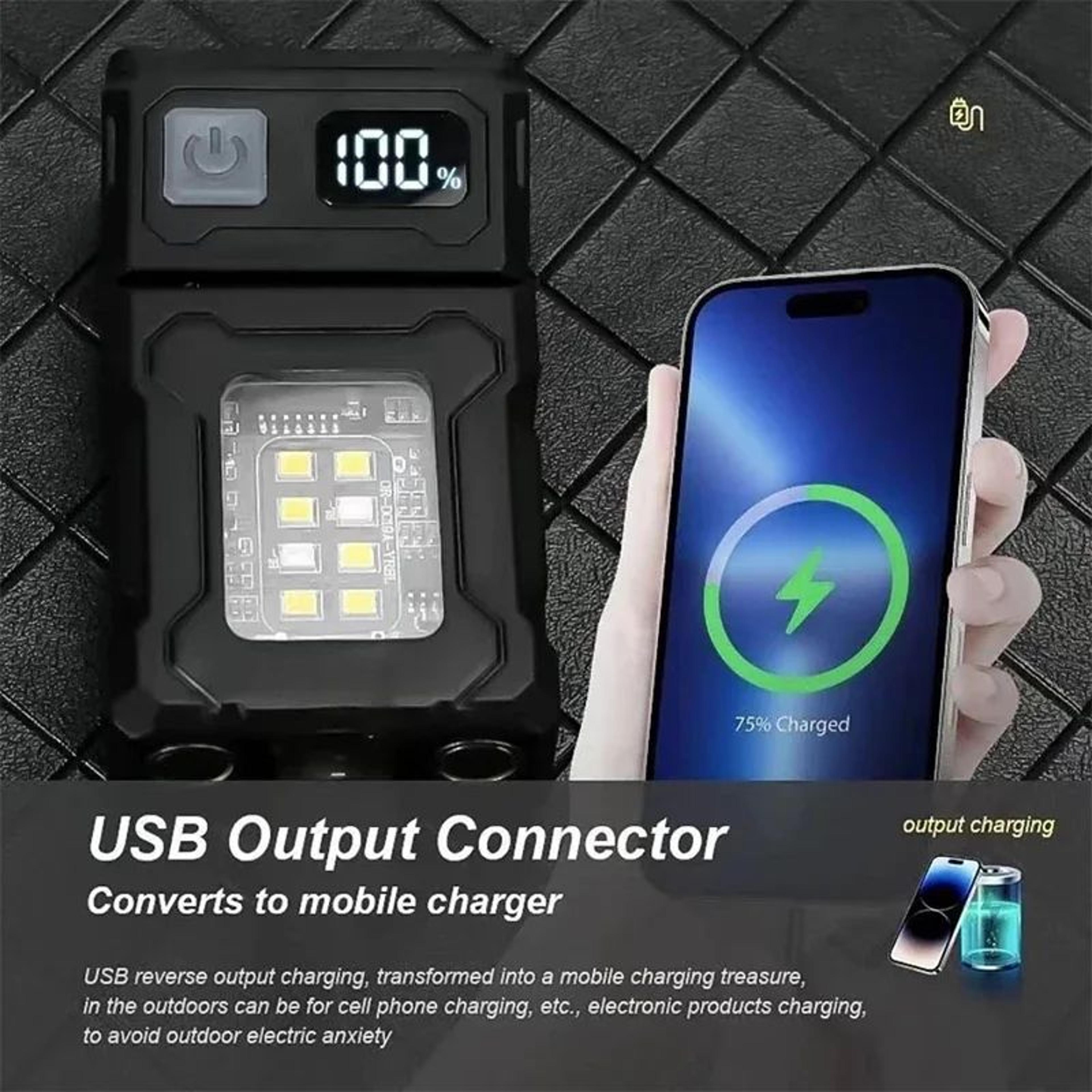 Mini Super Bright LED Flashlight Rechargeable Multifunction Pocket Torch 1