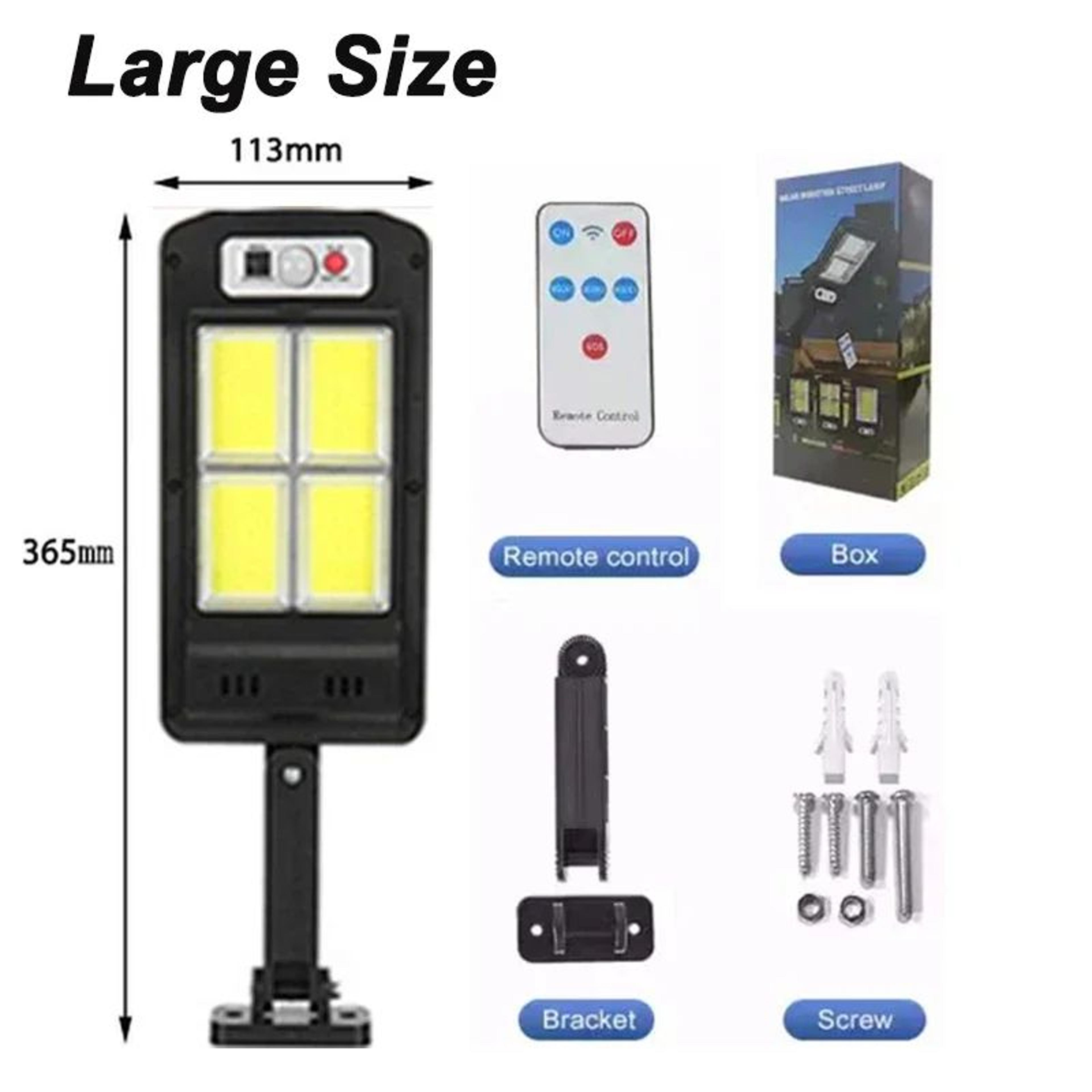 Solar LED Security Flood Light With Motion Sensor And Remote Control 6