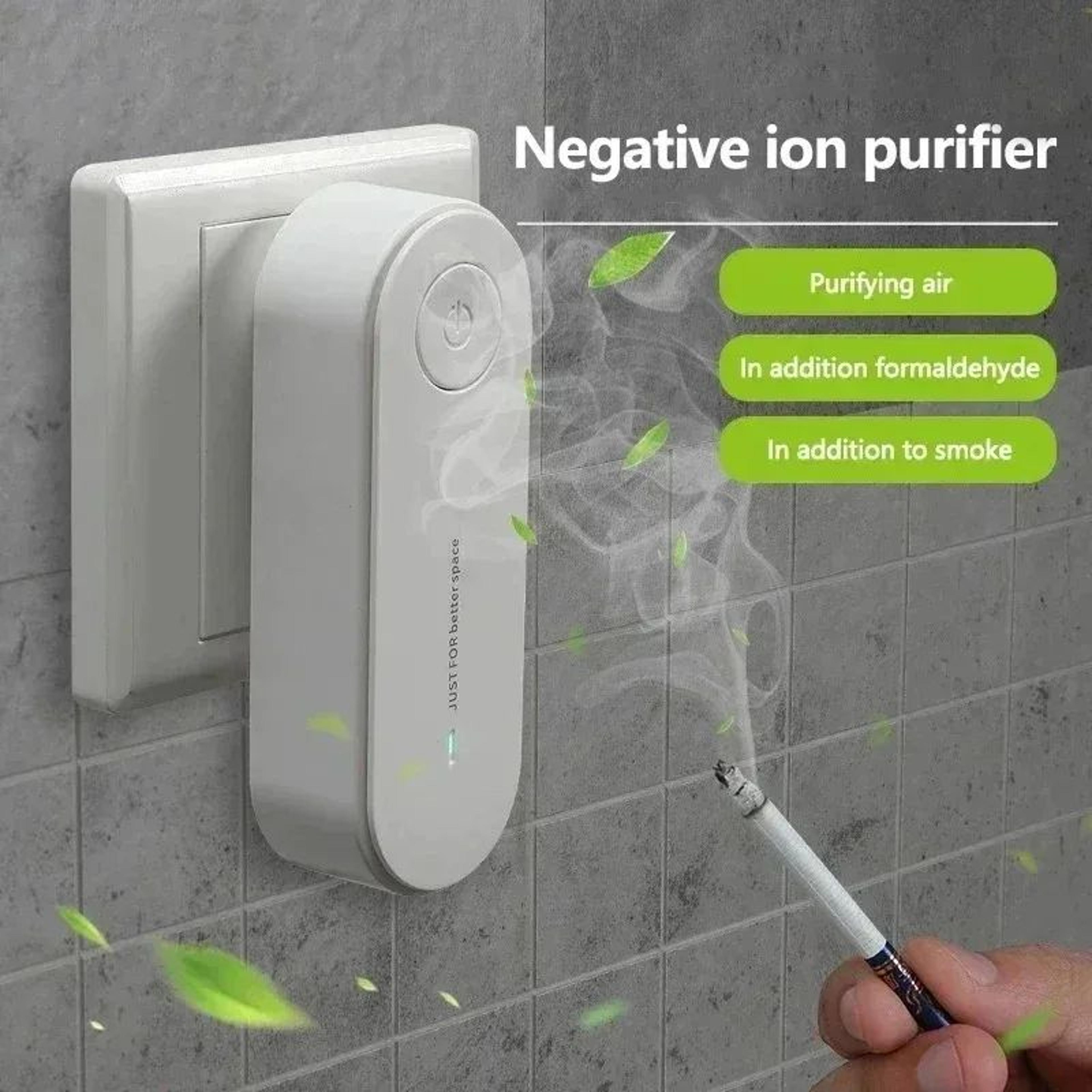 plug in negative ion air purifier smoke and odor eliminator