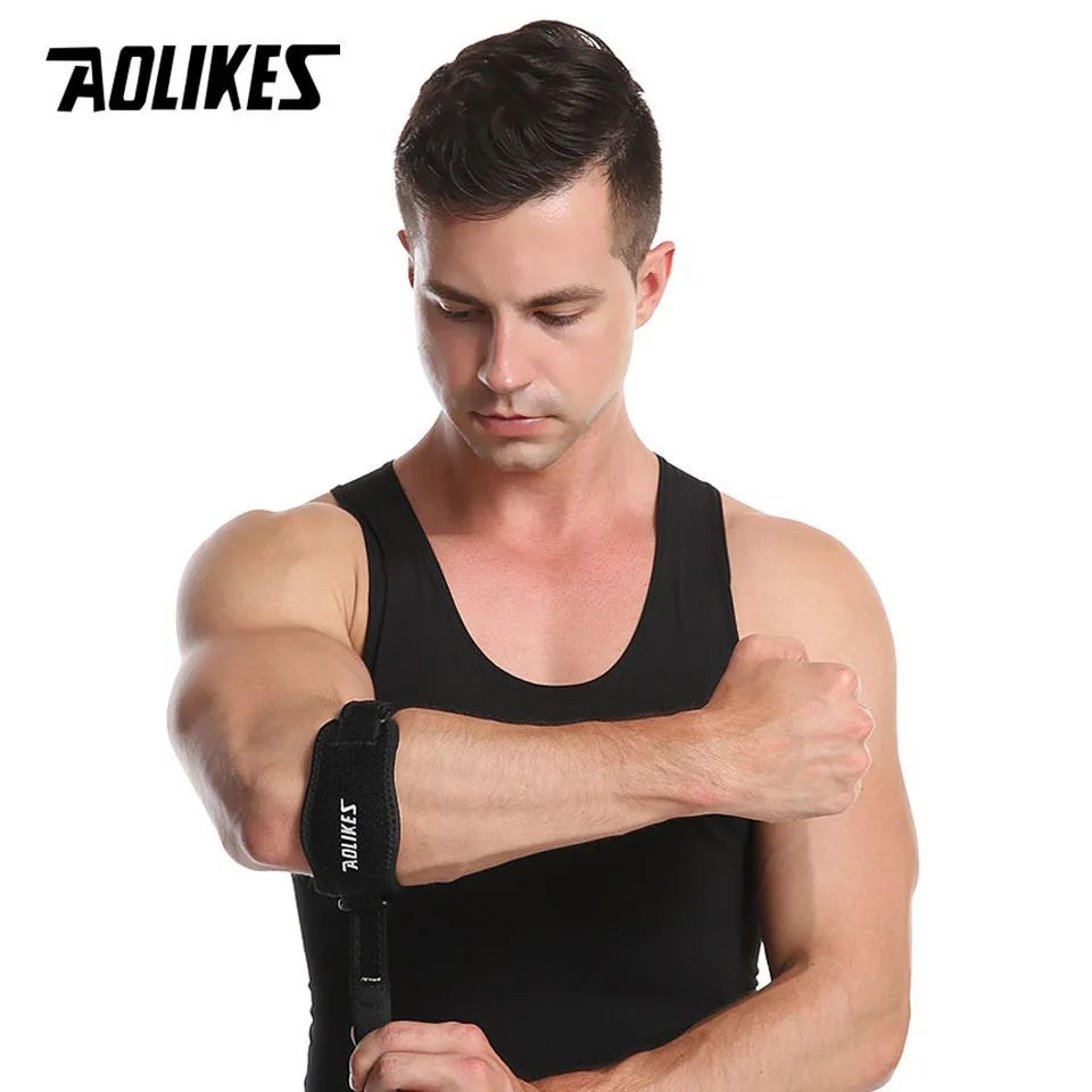 AOLIKES Adjustable Tennis Elbow Strap With Compression Pad 4