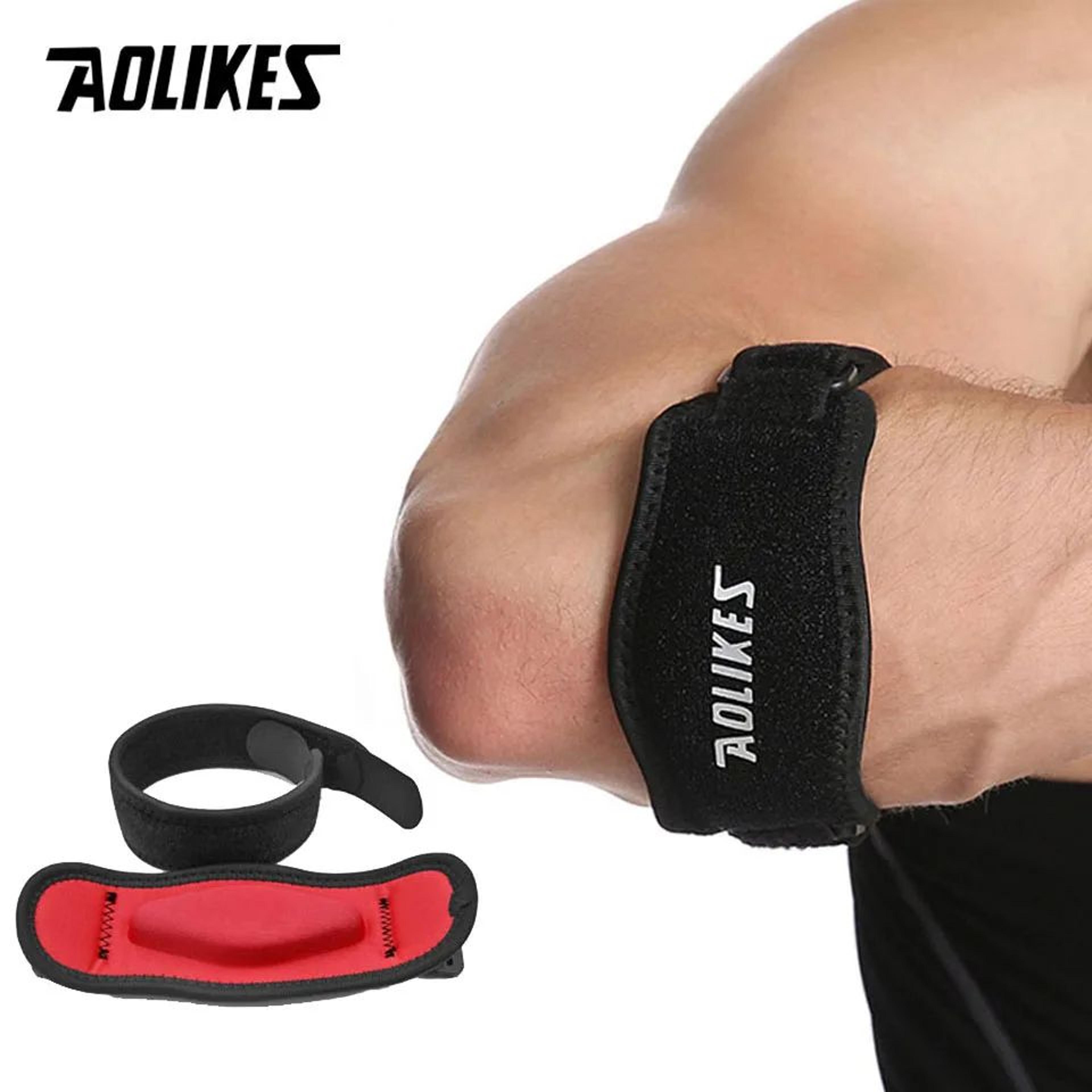 AOLIKES Adjustable Tennis Elbow Strap With Compression Pad 7
