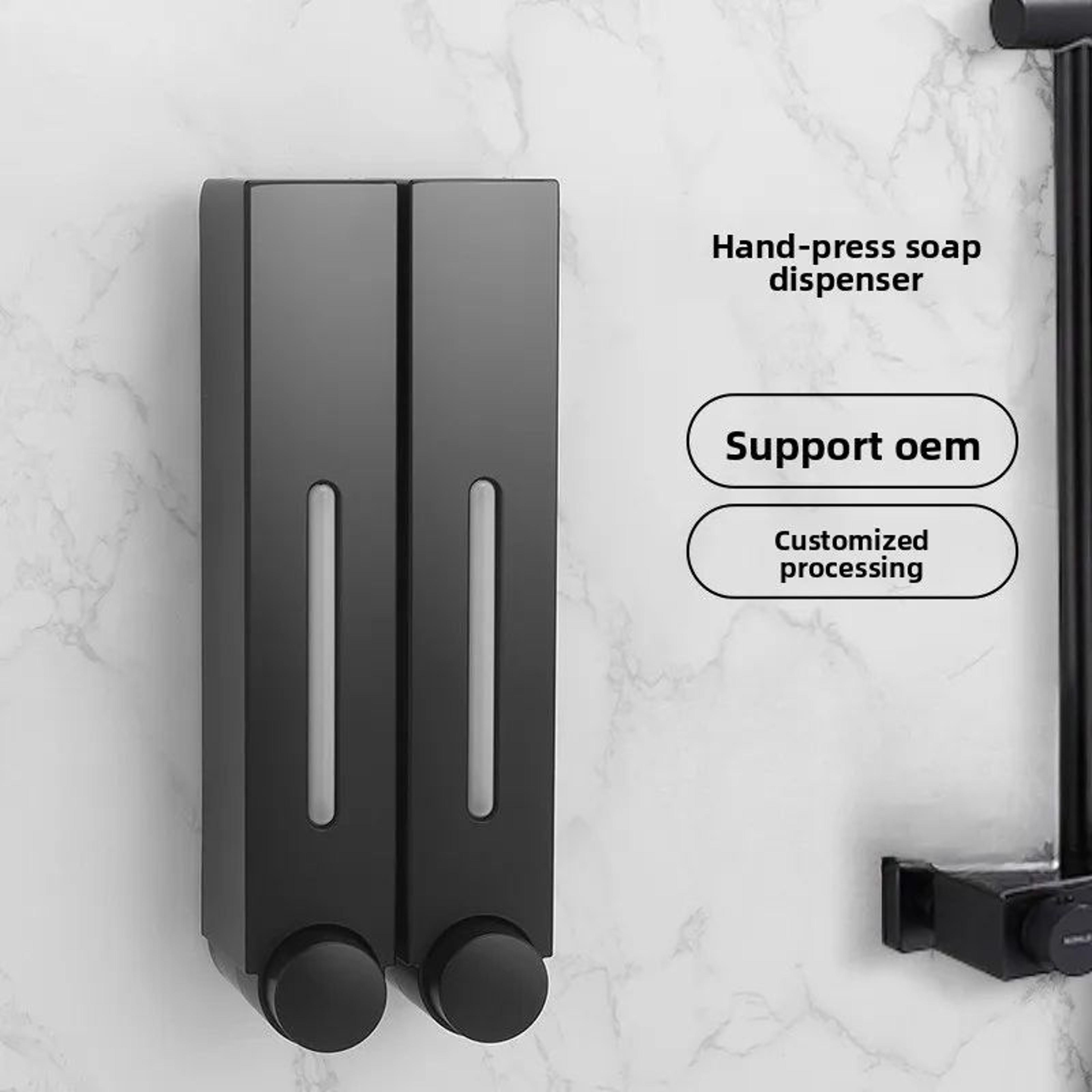 wall mounted manual liquid soap dispenser for bathroom and kitchen