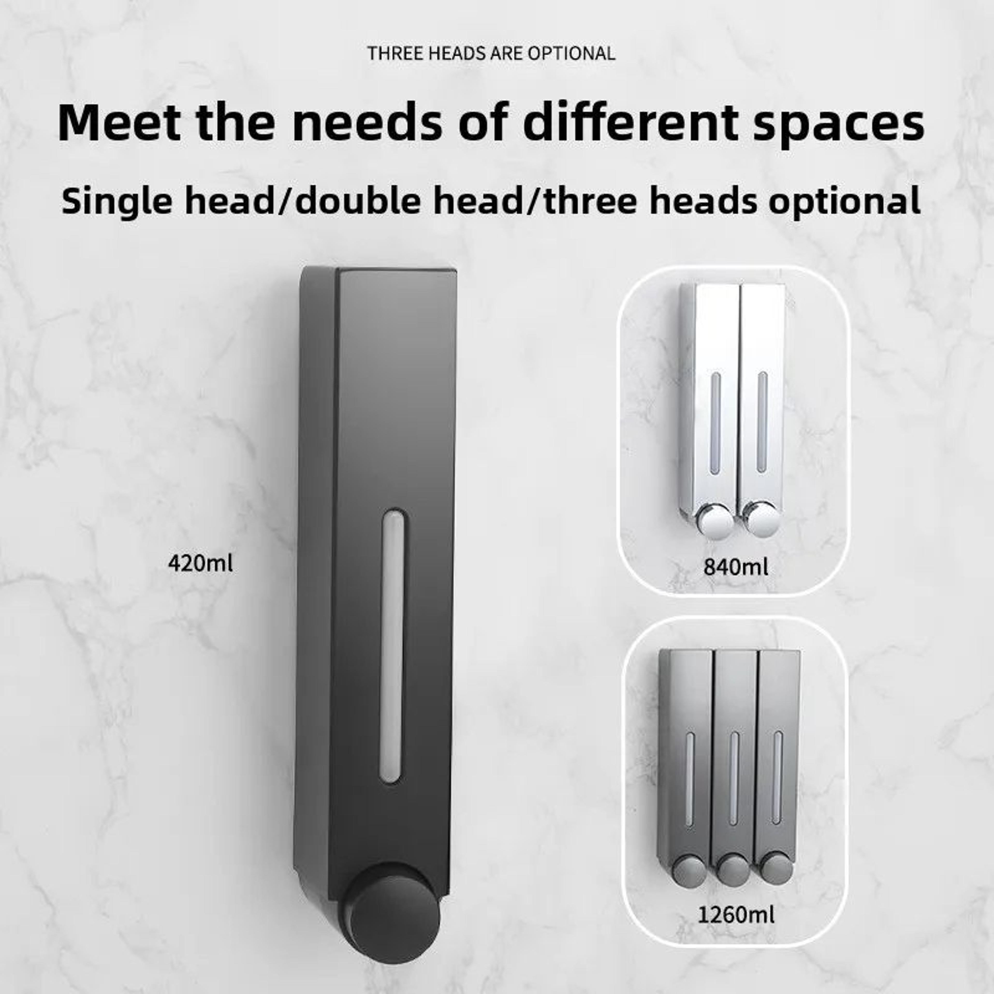 Wall Mounted Manual Liquid Soap Dispenser For Bathroom And Kitchen 1