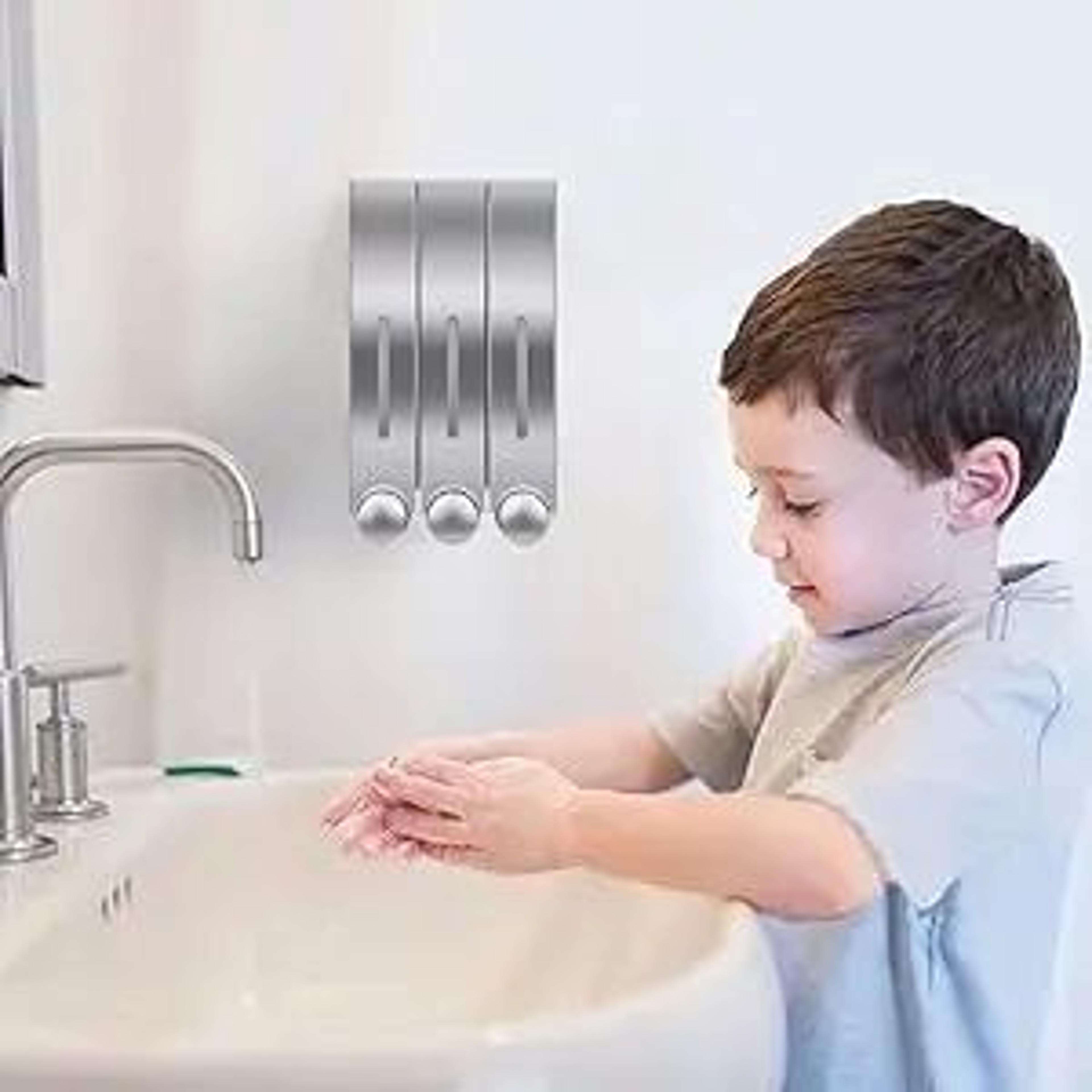 Wall Mounted Manual Liquid Soap Dispenser For Bathroom And Kitchen 6