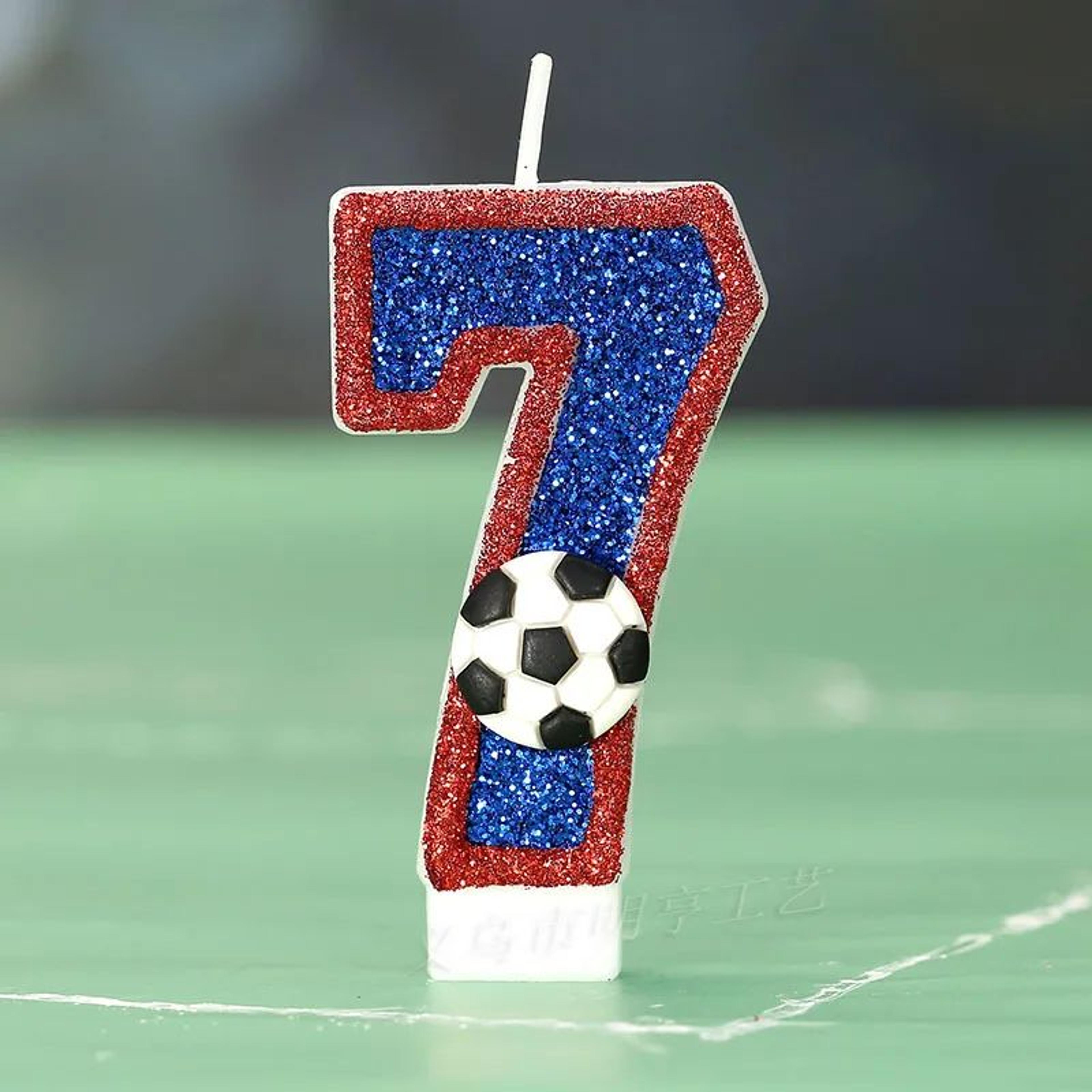Football Number Birthday Candle For Sports Theme Cakes 11