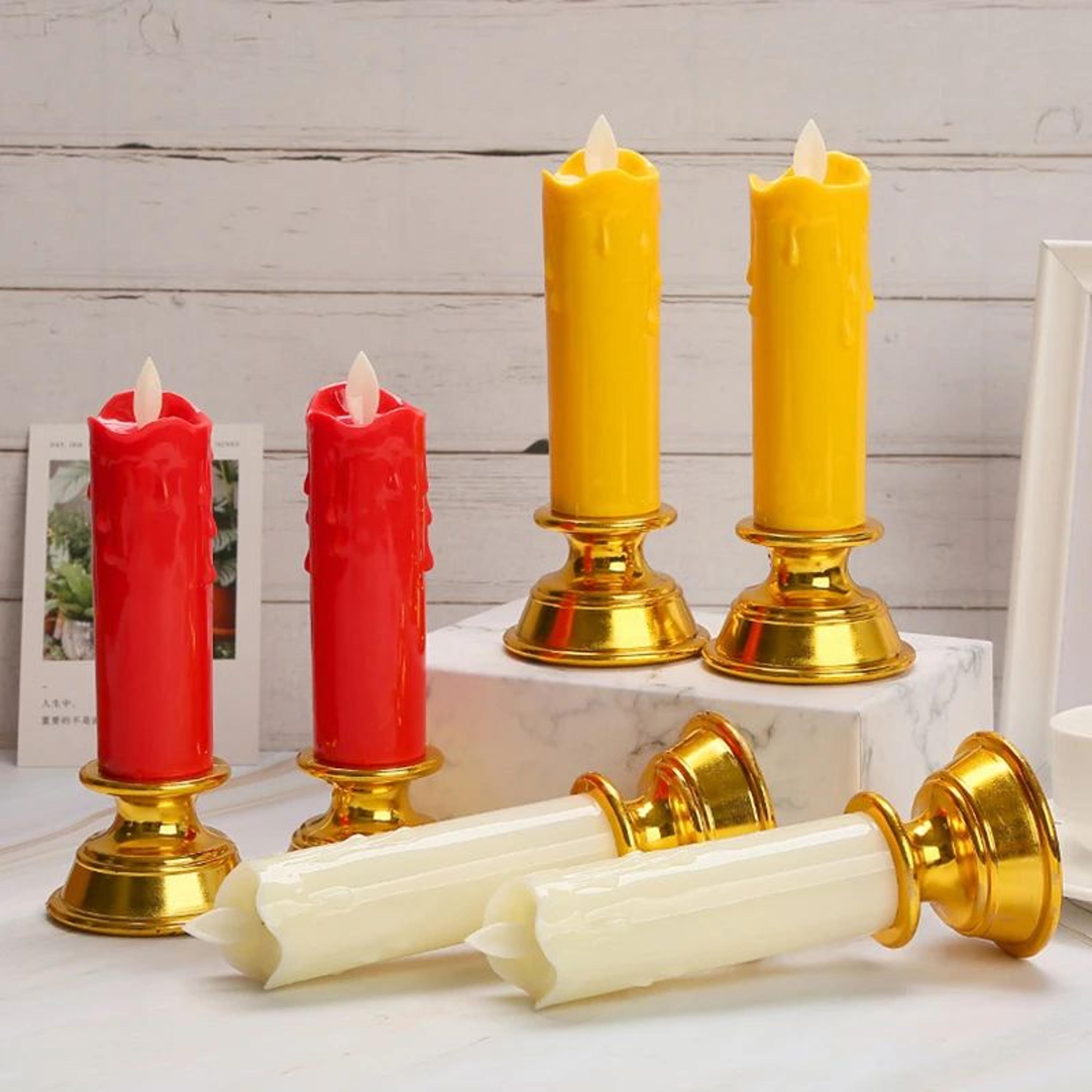 USB Plug In LED Flickering Flameless Candle Light 1