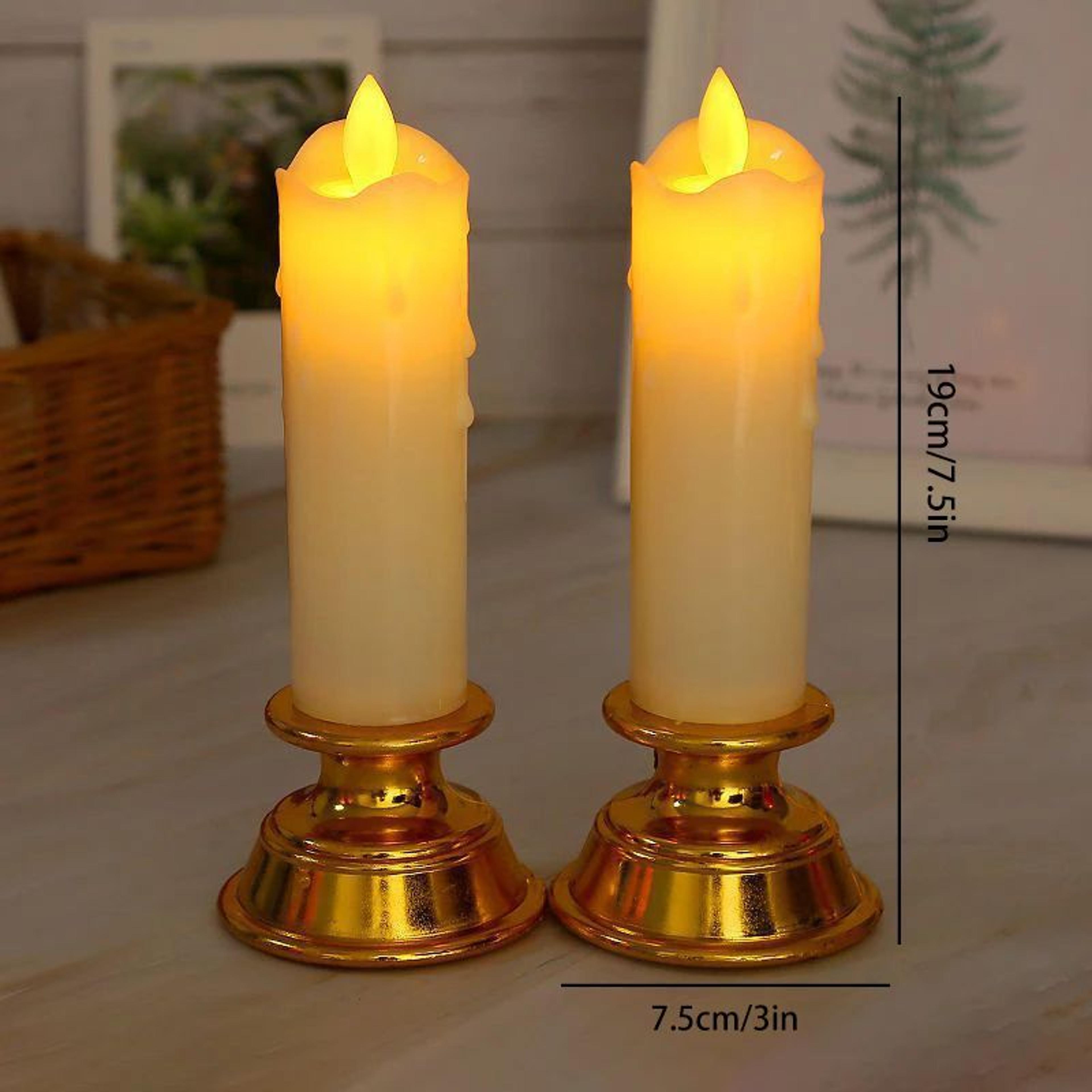 USB Plug In LED Flickering Flameless Candle Light 7