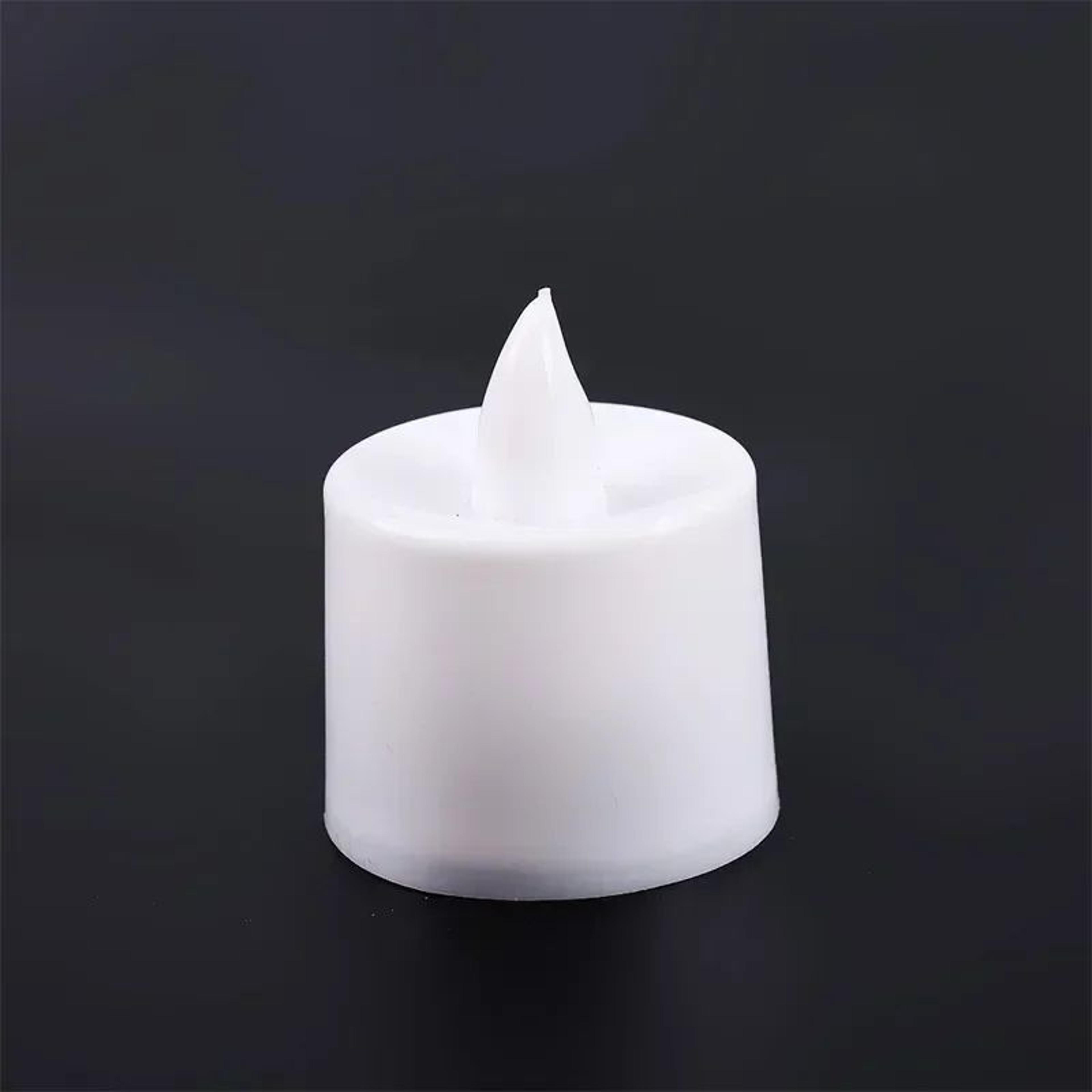 Battery Powered LED Flameless Flickering Tealight Candles 9