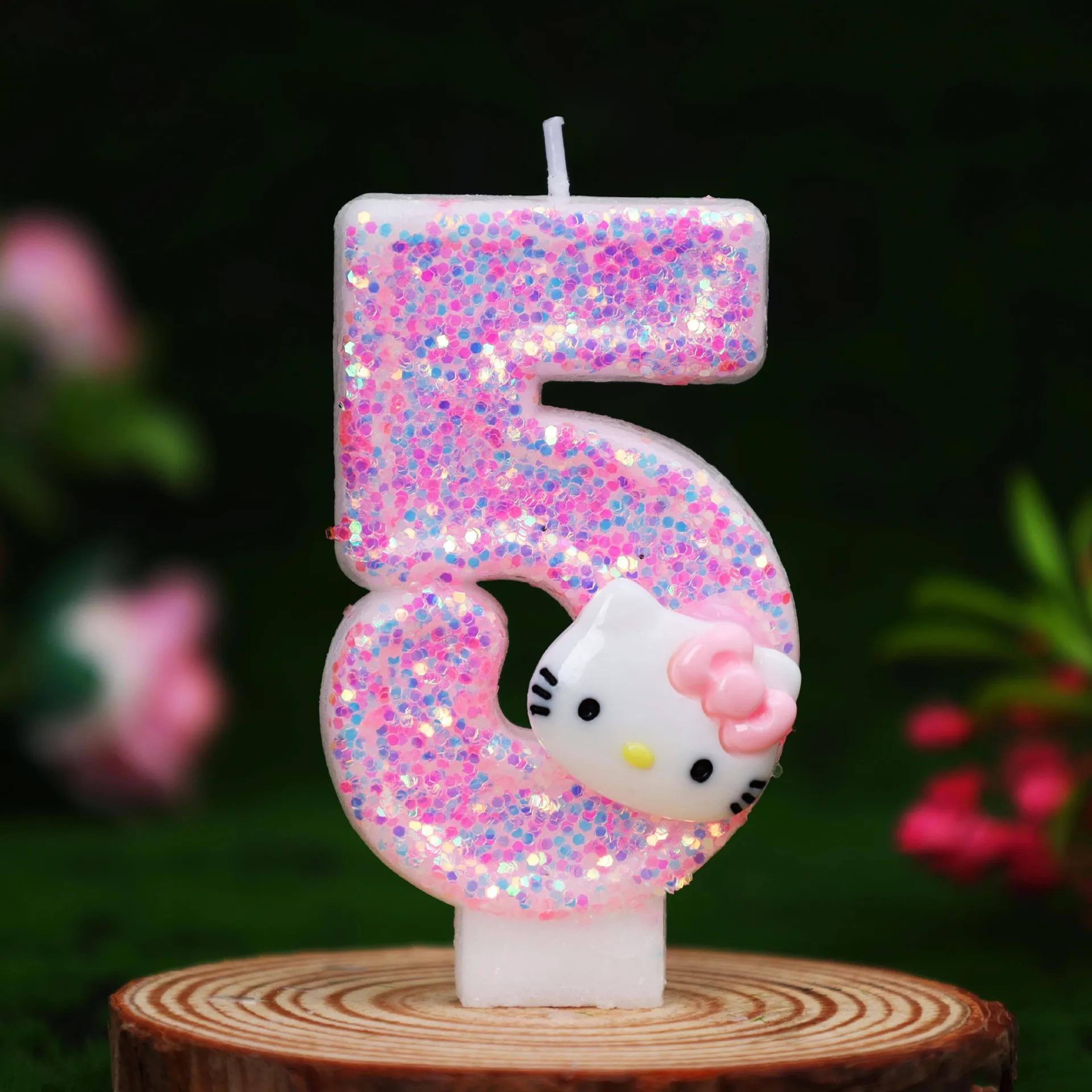 Cute Cat Number Birthday Cake Candle For Party Decorations 10