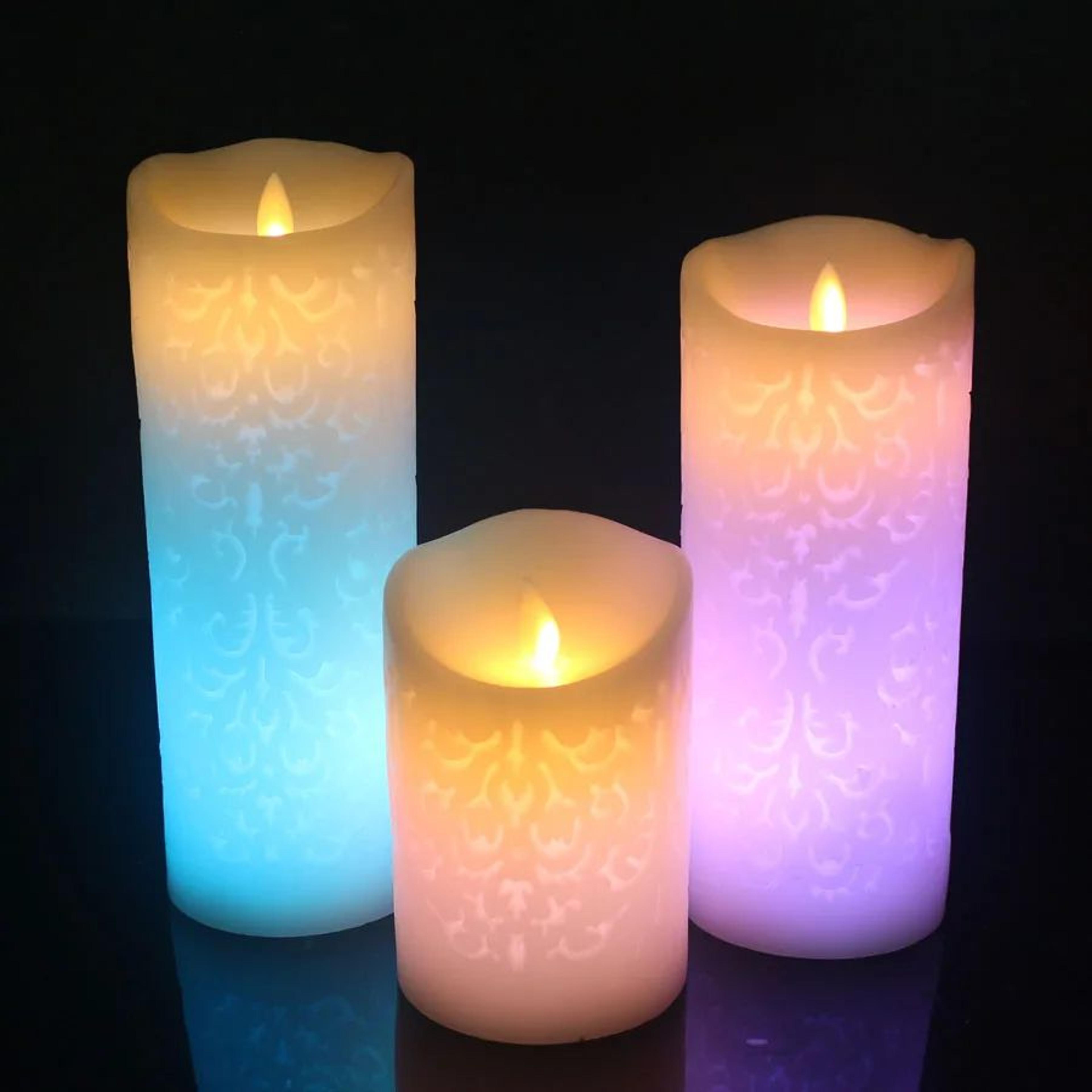 Color Changing LED Flameless Candles With Remote Control 1
