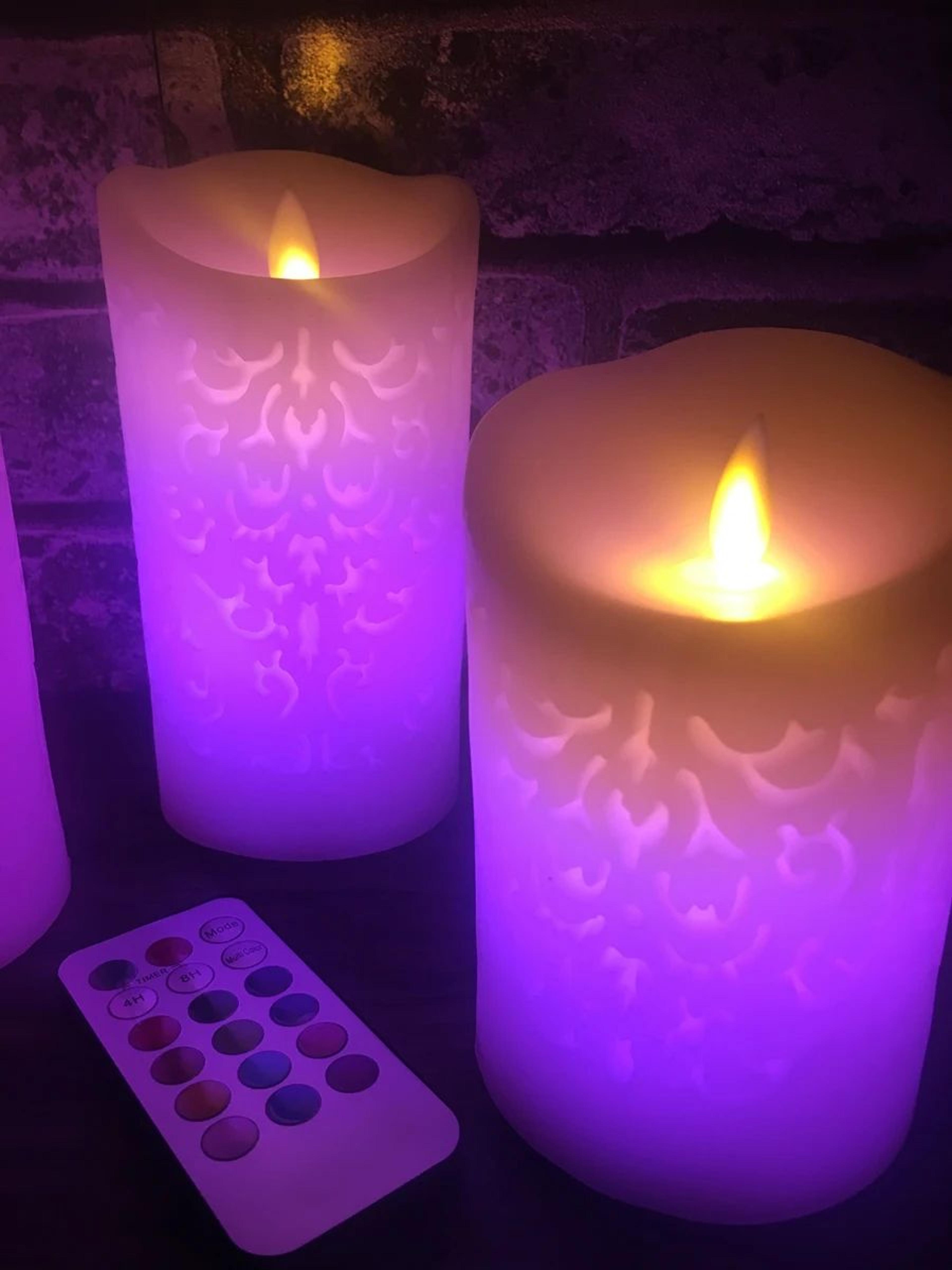 Color Changing LED Flameless Candles With Remote Control 6