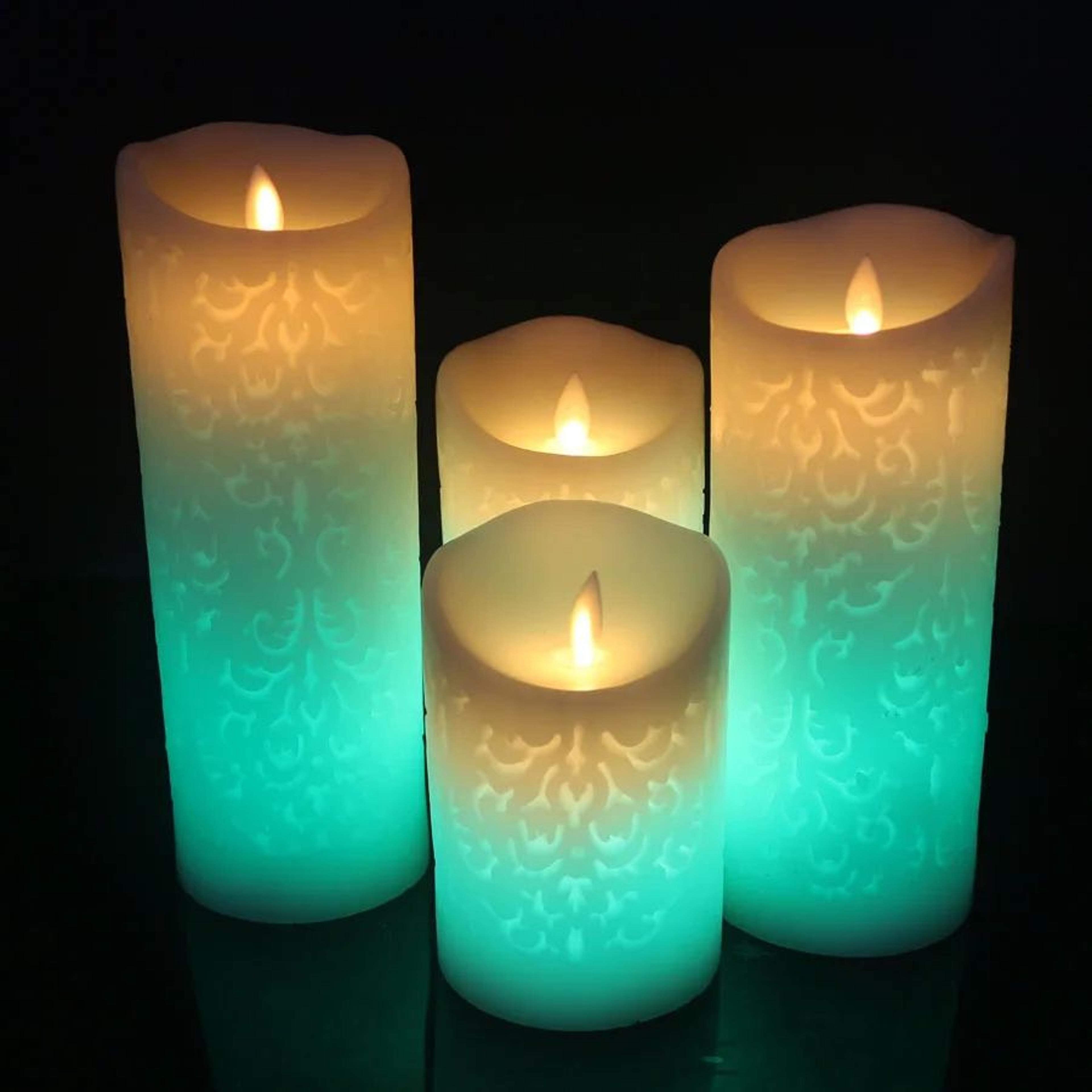 Color Changing LED Flameless Candles With Remote Control 10