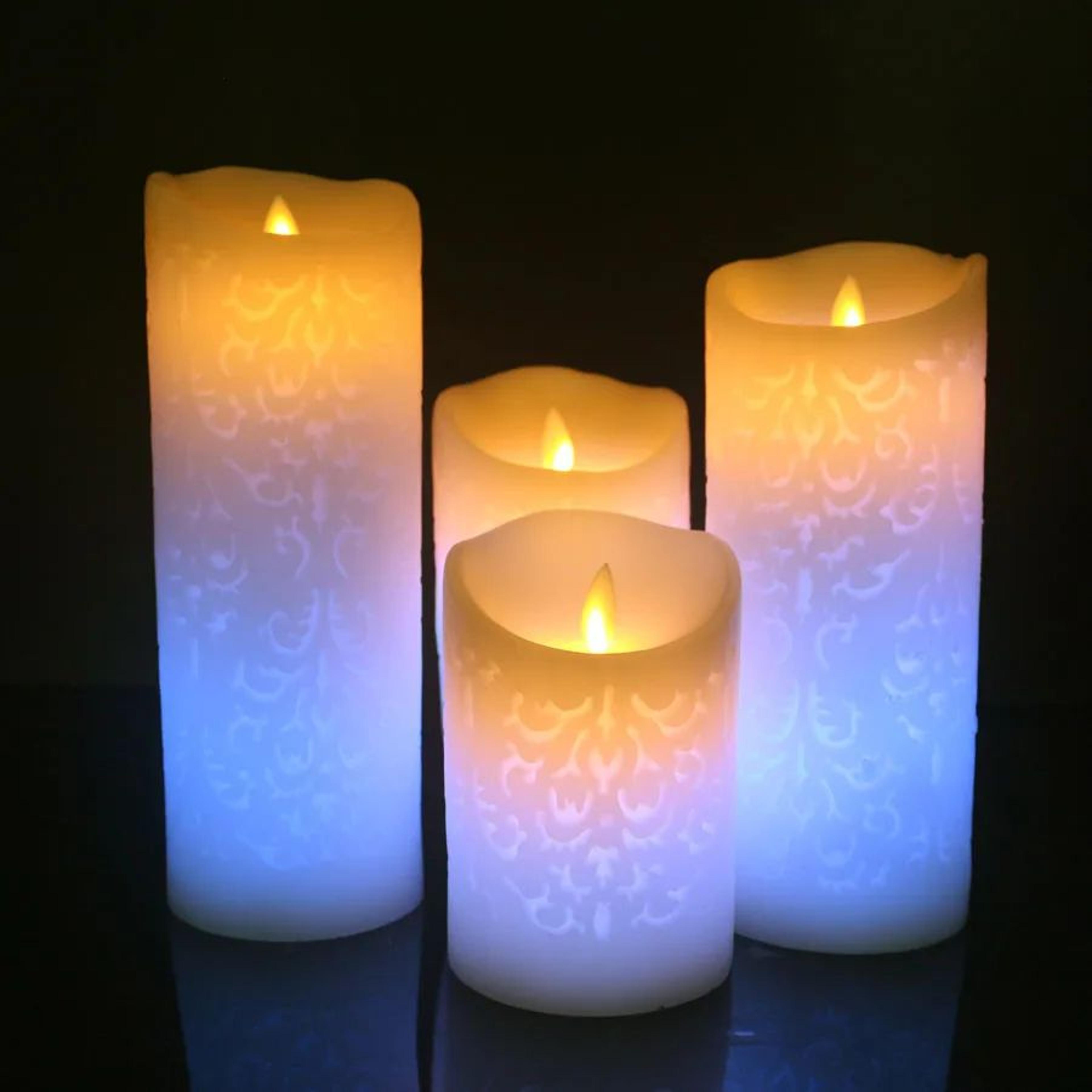 Color Changing LED Flameless Candles With Remote Control 11